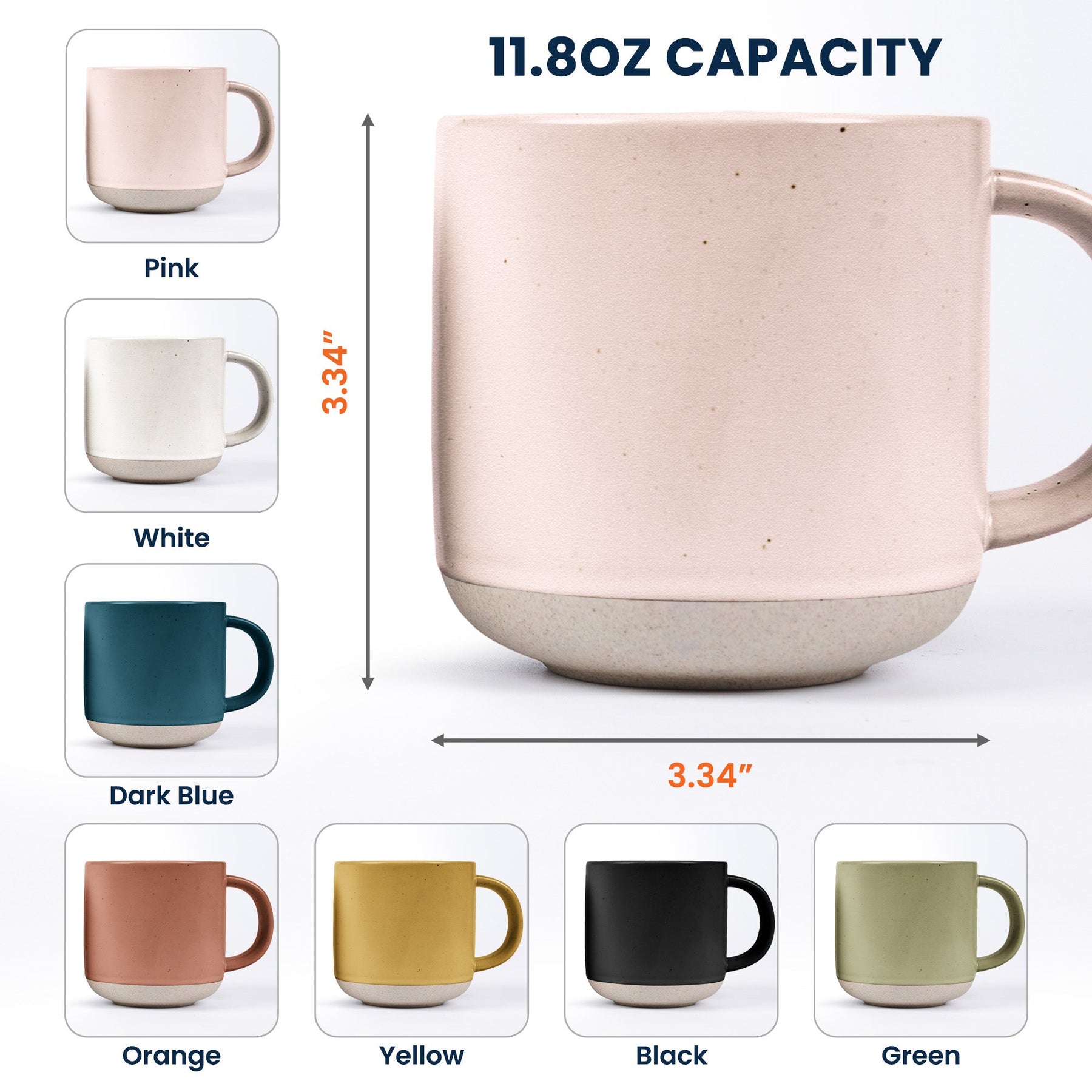 Custom Birth Flower & Name Pottery Mug - Gift For Gardener - Personalized Mug