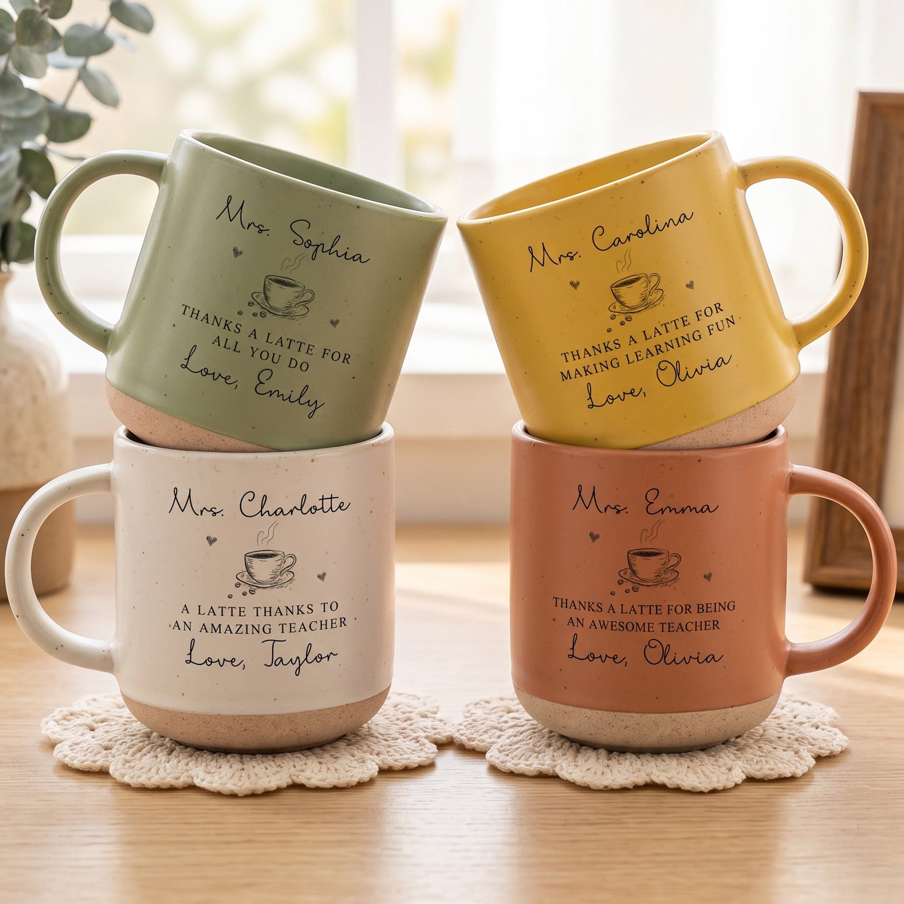 Teacher Thank You A Latte End Of Year Appreciation Gift - Personalized Mug