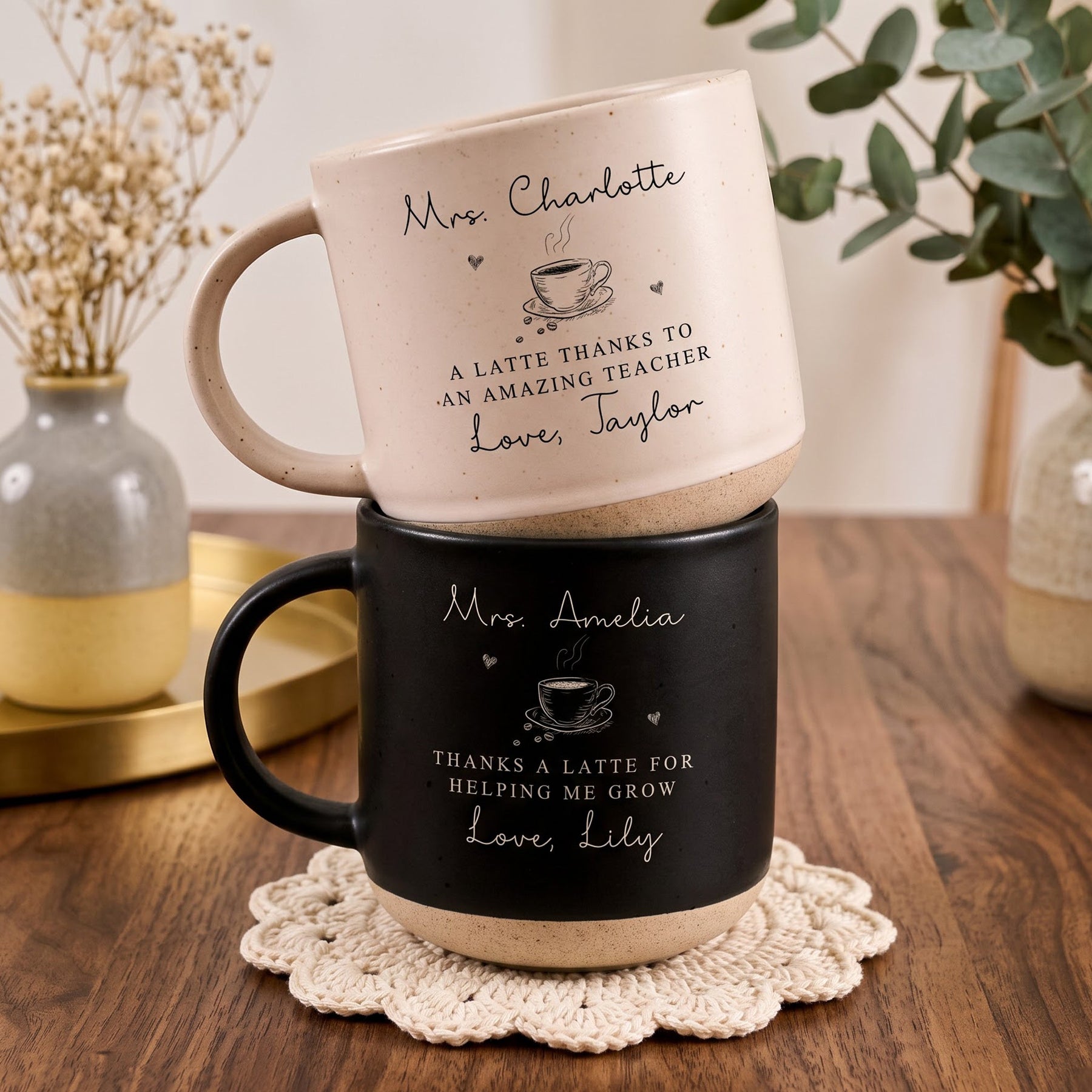 Teacher Thank You A Latte End Of Year Appreciation Gift - Personalized Mug
