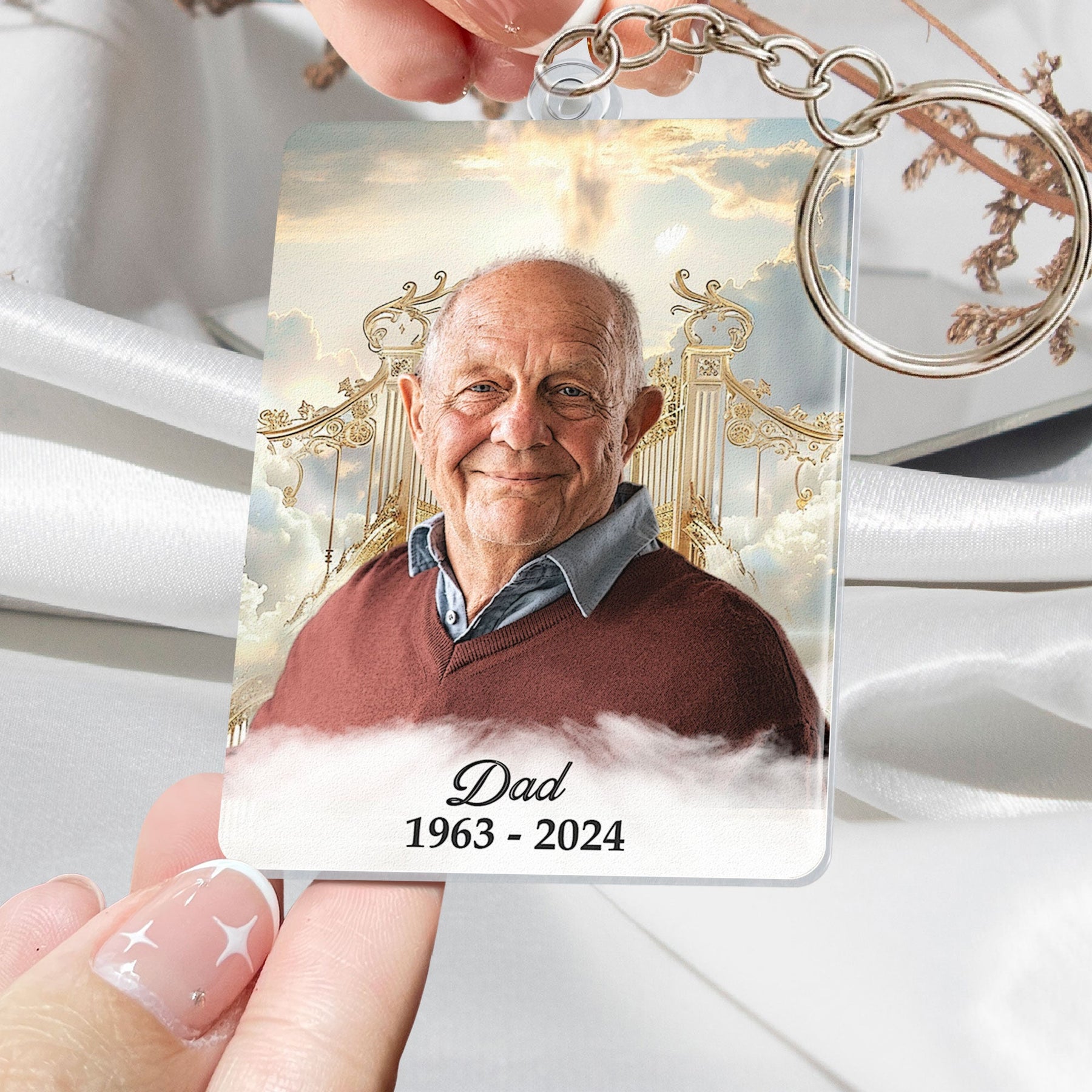 The Voice I Wish I Could Hear One More Time - Personalized Acrylic Photo Keychain
