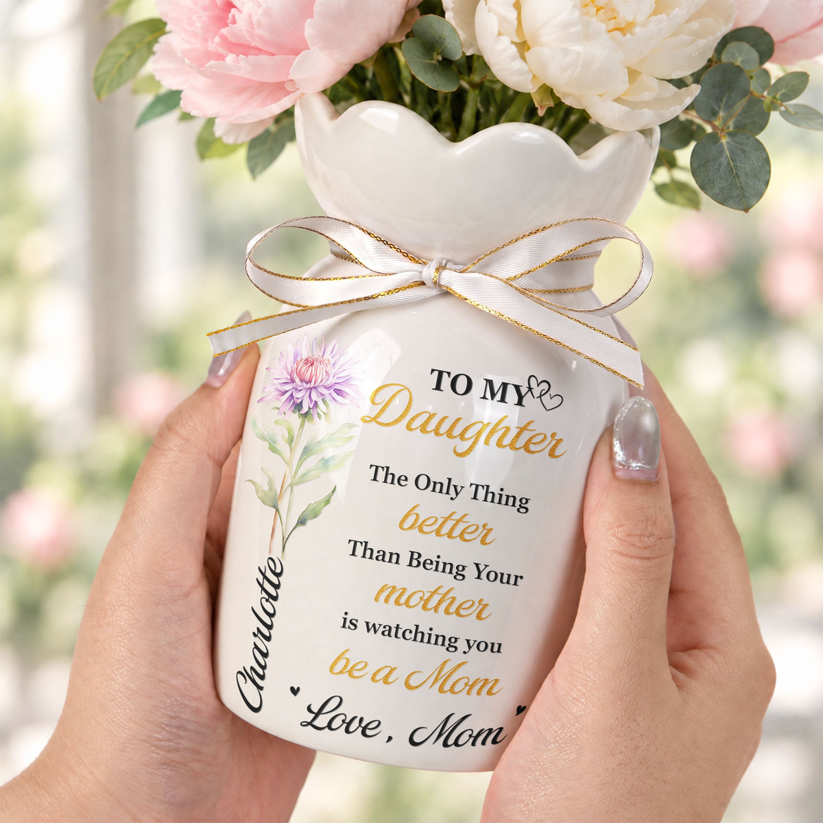 The Only Thing Better Than Being Your Mother - Personalized Vase