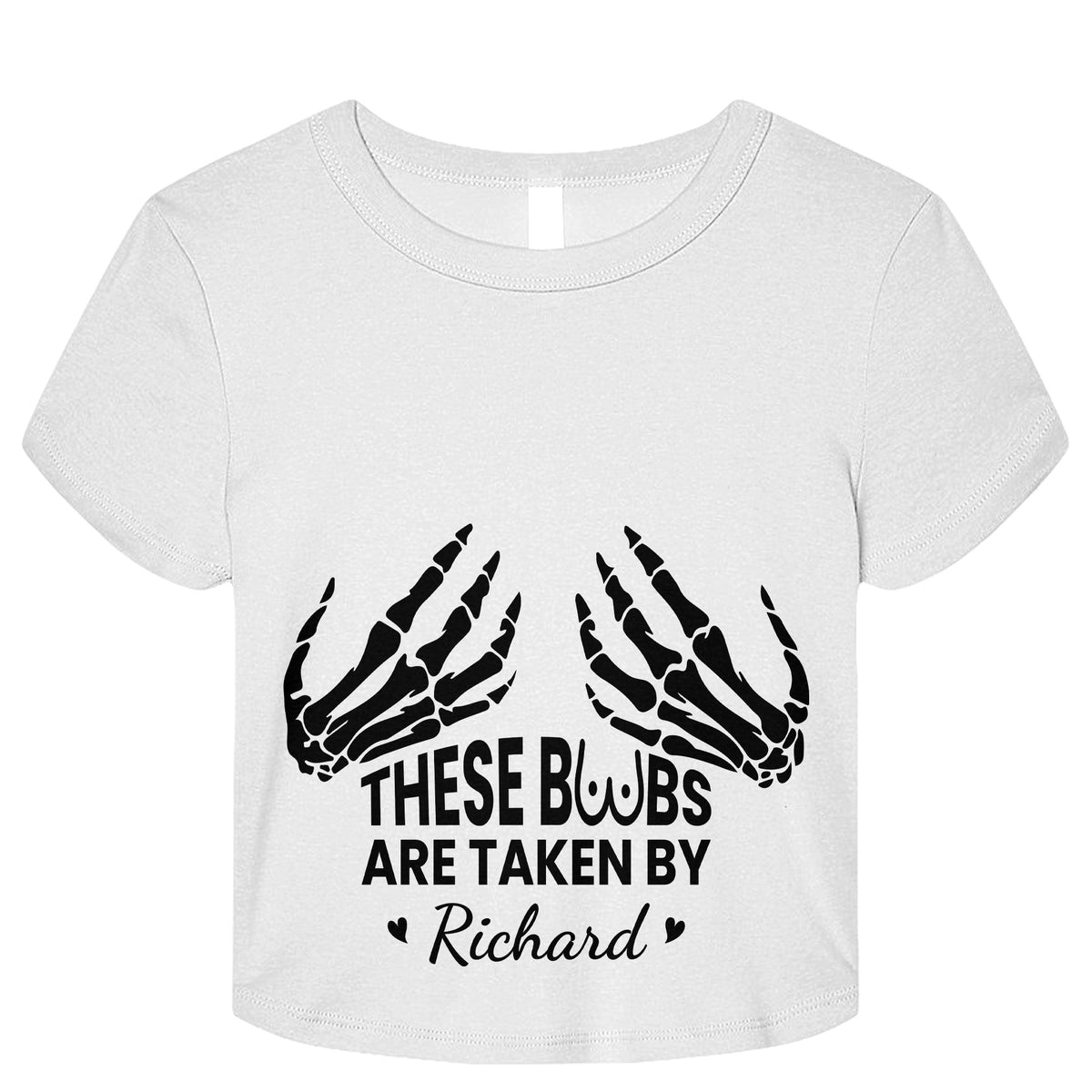 These B00bs Are Taken By A Crazy And Sexy Guy - Personalized Baby Tee