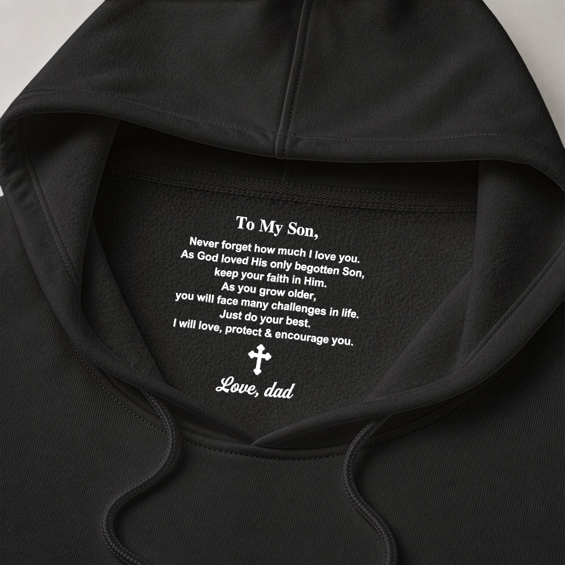 To My Son As God Loved His Only Begotten Son Gift From Mom, Dad - Personalized Shirt