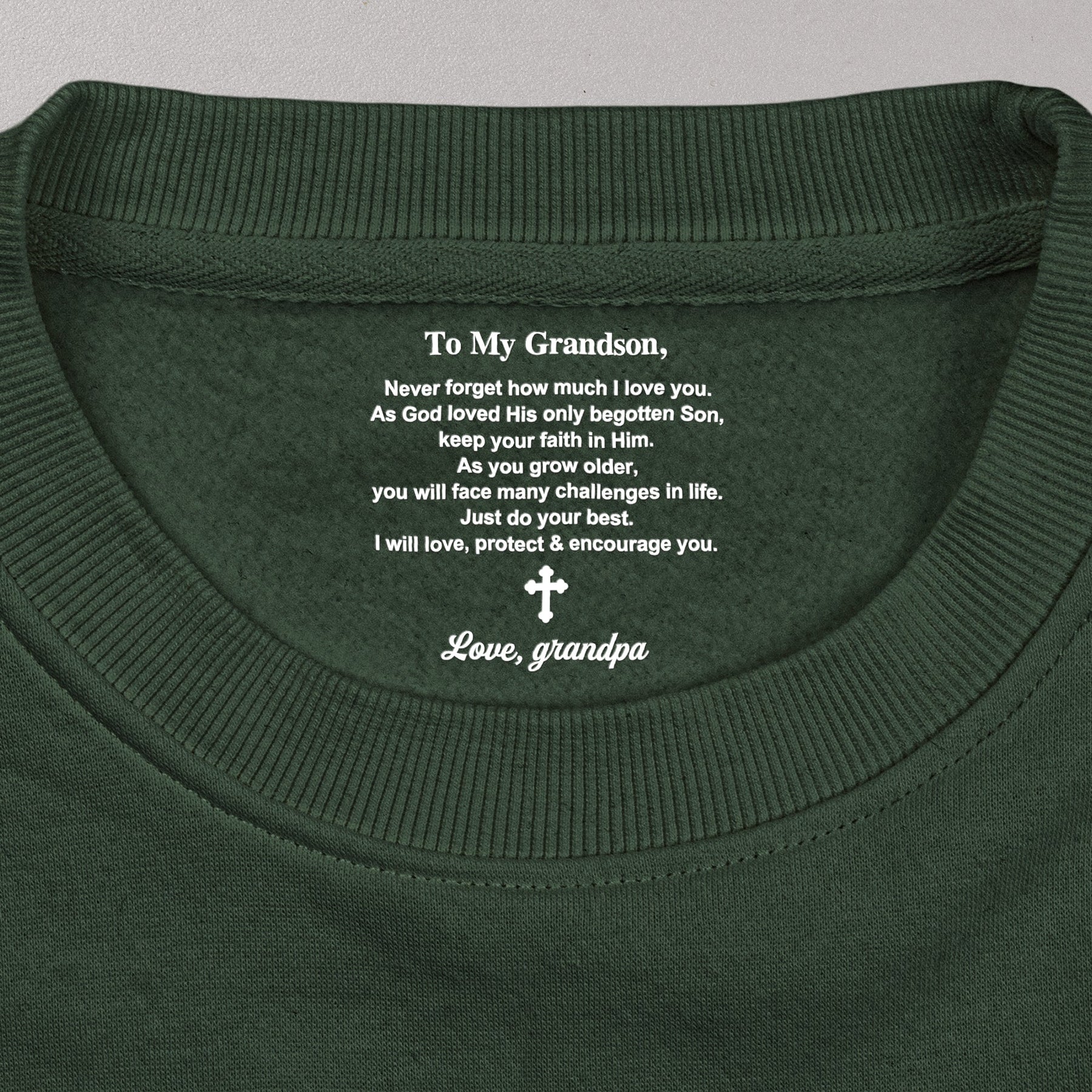 To My Son As God Loved His Only Begotten Son Gift From Mom, Dad - Personalized Shirt