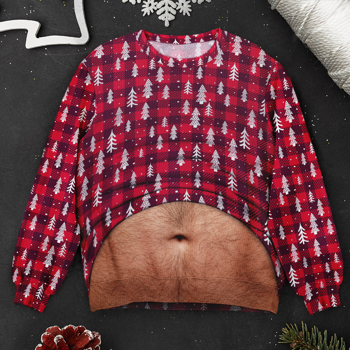 Ugly Sweatshirt For Christmas, Hilarious Novelty Pullover For Him - Personalized Sweater