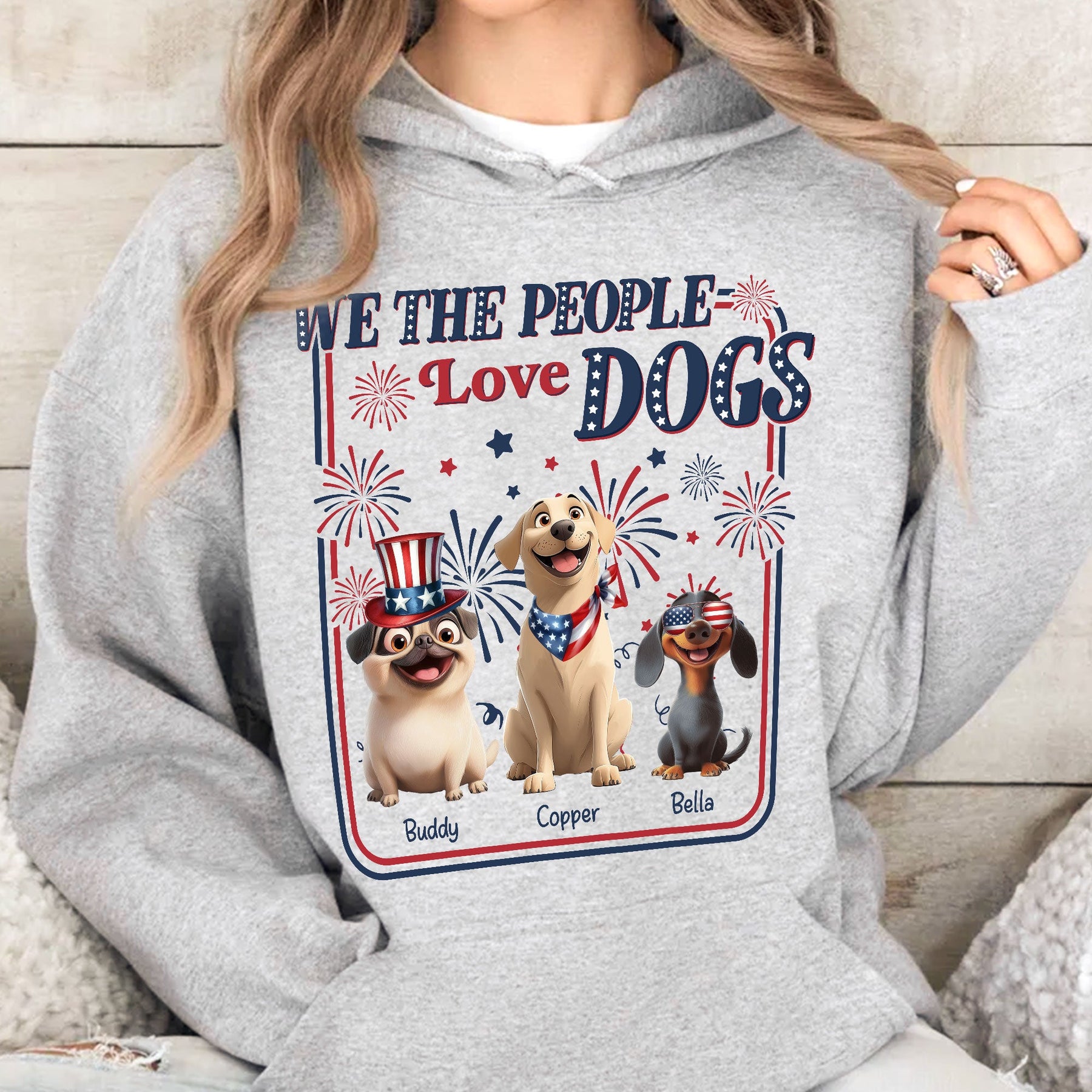 We The People Love Dogs - Personalized Shirt