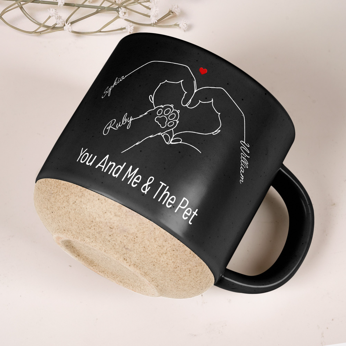 You And Me & The Dogs, Cats, Fur-Babies - Personalized Mug