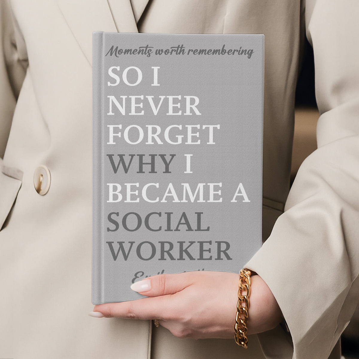 Appreciation Gift For Coworker, Teacher, Nurse, Social Worker - Personalized Journal