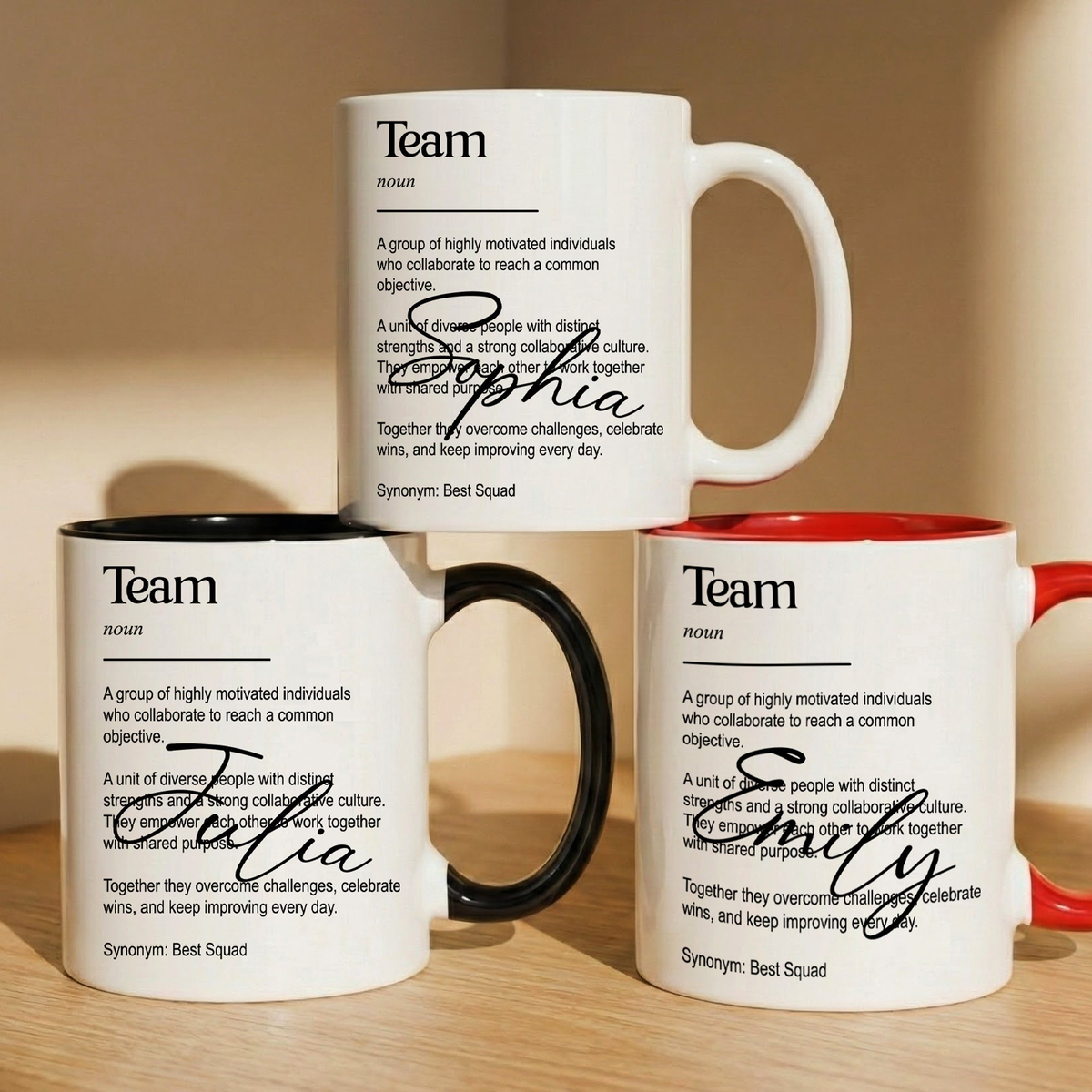 Best Squad - Team Gift, Coworker Gifts, Exchange Office Bulk Gift - Personalized Mug