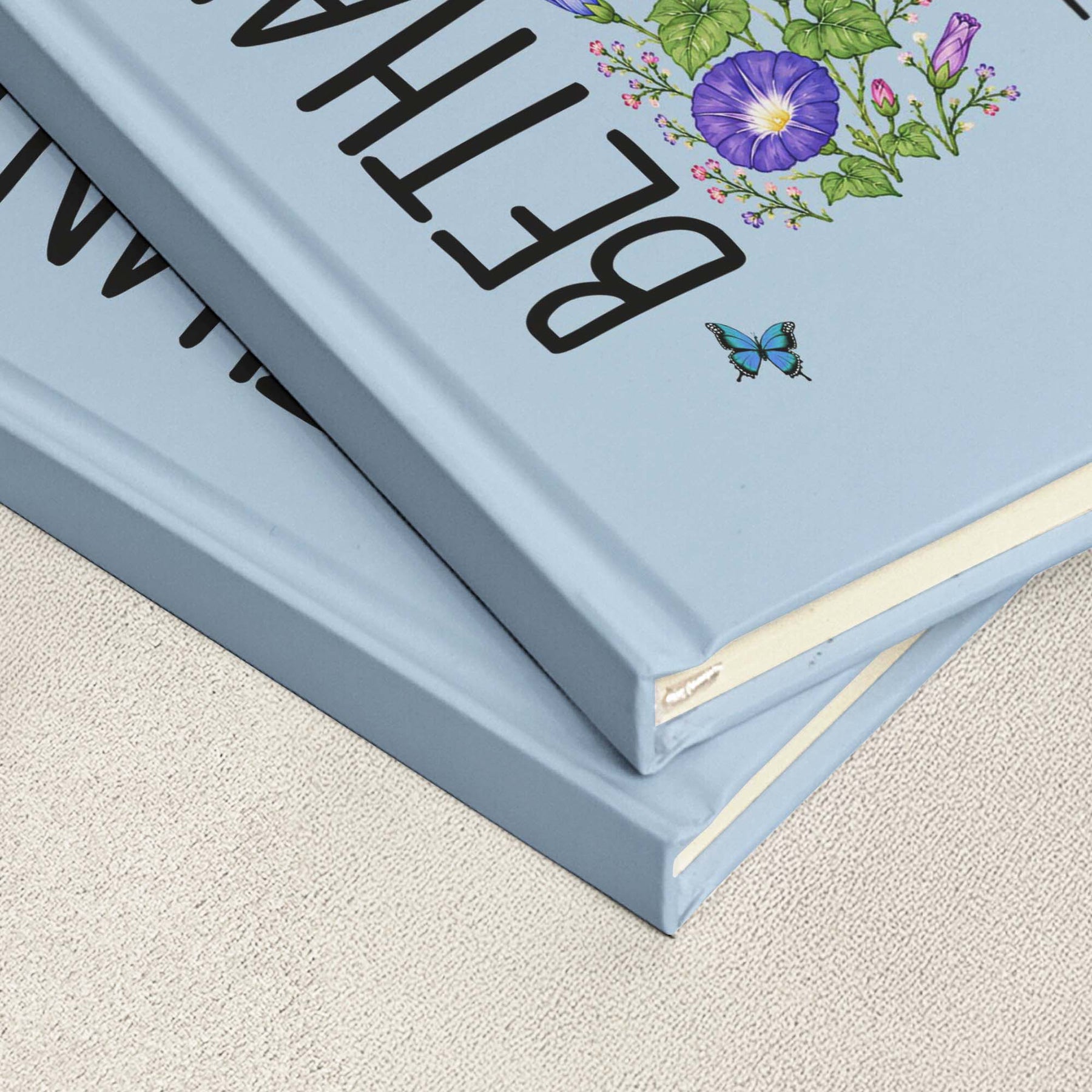 Birth Flower Cross You Are Bible Verse Affirmations - Personalized Journal