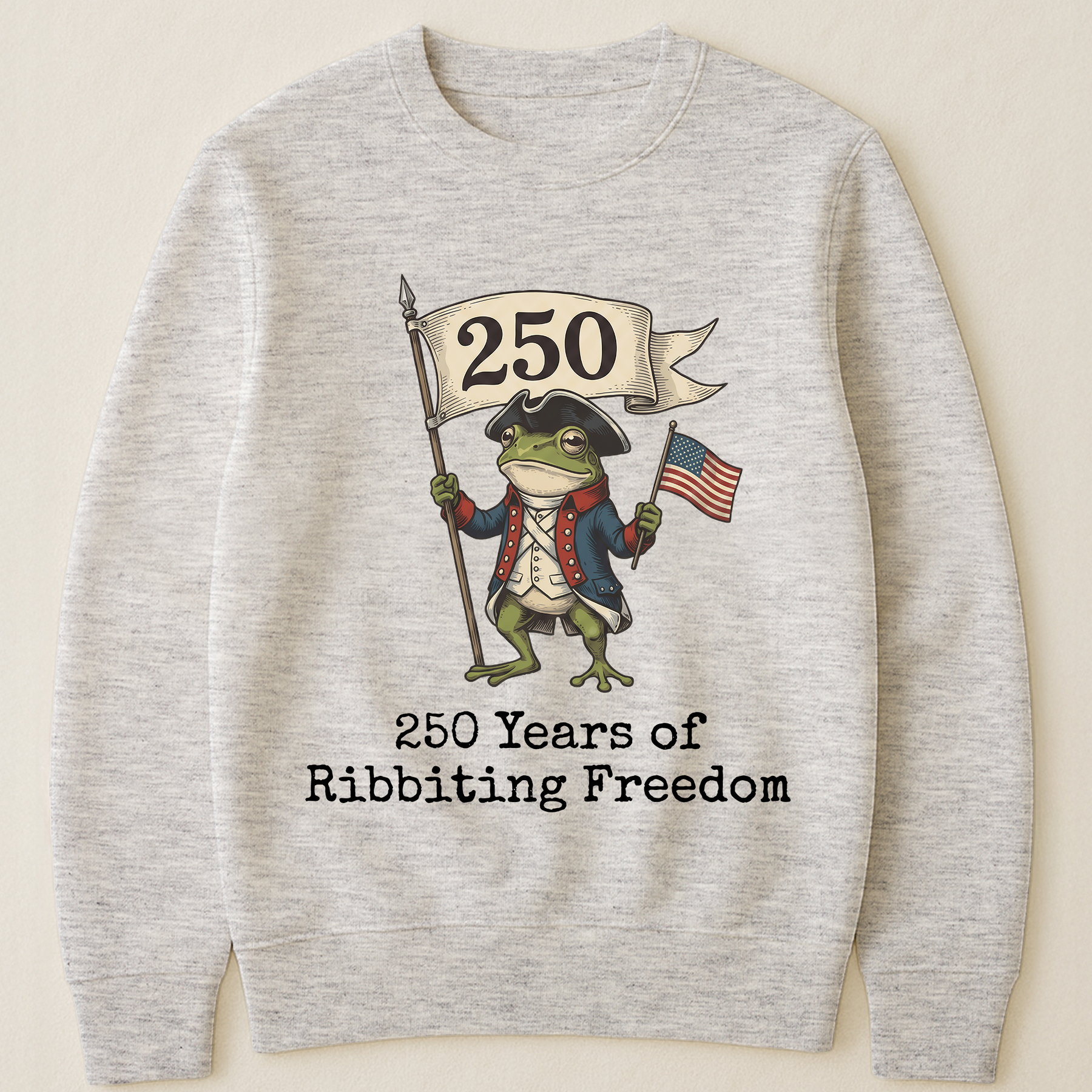 250 Years Of Ribbiting Freedom Patriot Frog - Shirt