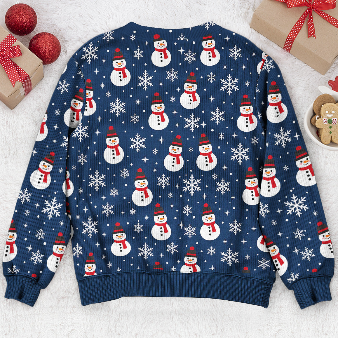 Custom Funny Christmas Sweater, Corset Novelty Knitted Pullover, Ugly Holiday Gift - Personalized Sweater