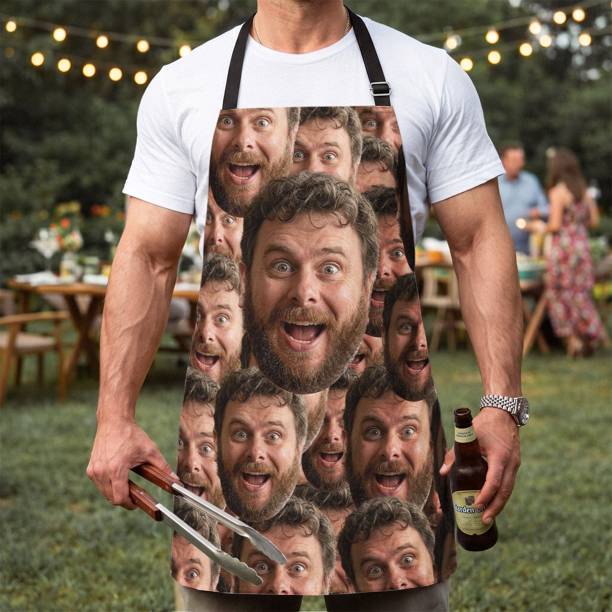 Custom Funny Face Gifts For Men Gifts For Women - Personalized Apron