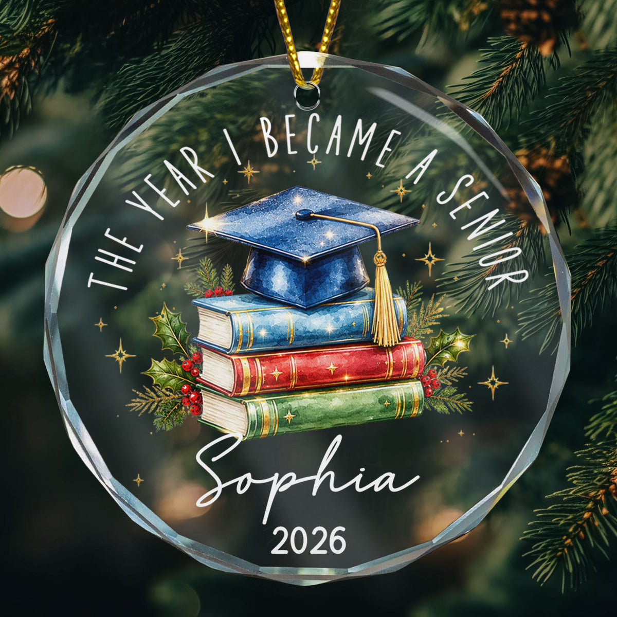 Custom Milestone Keepsake Graduation Year - Personalized Ornament