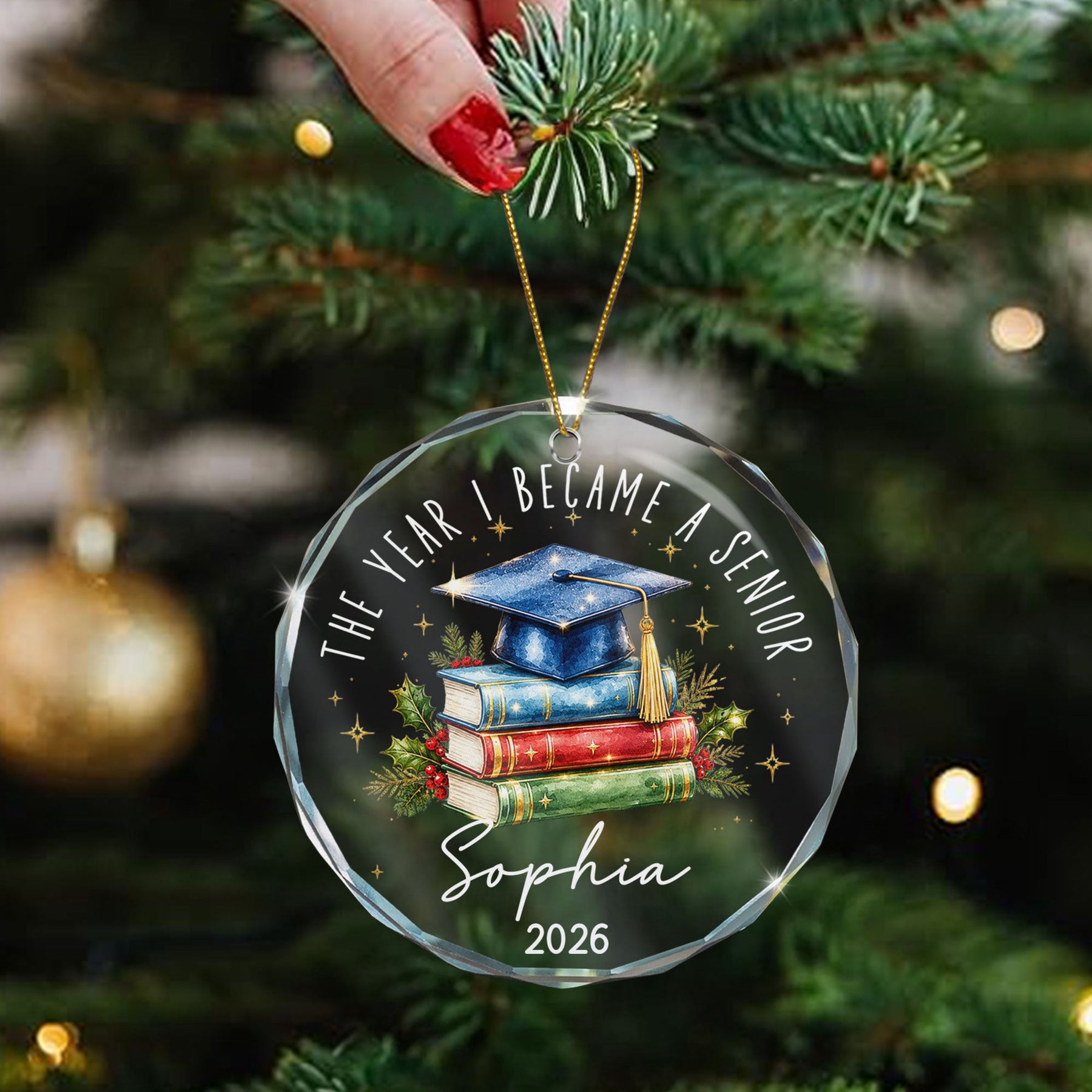 Custom Milestone Keepsake Graduation Year - Personalized Ornament