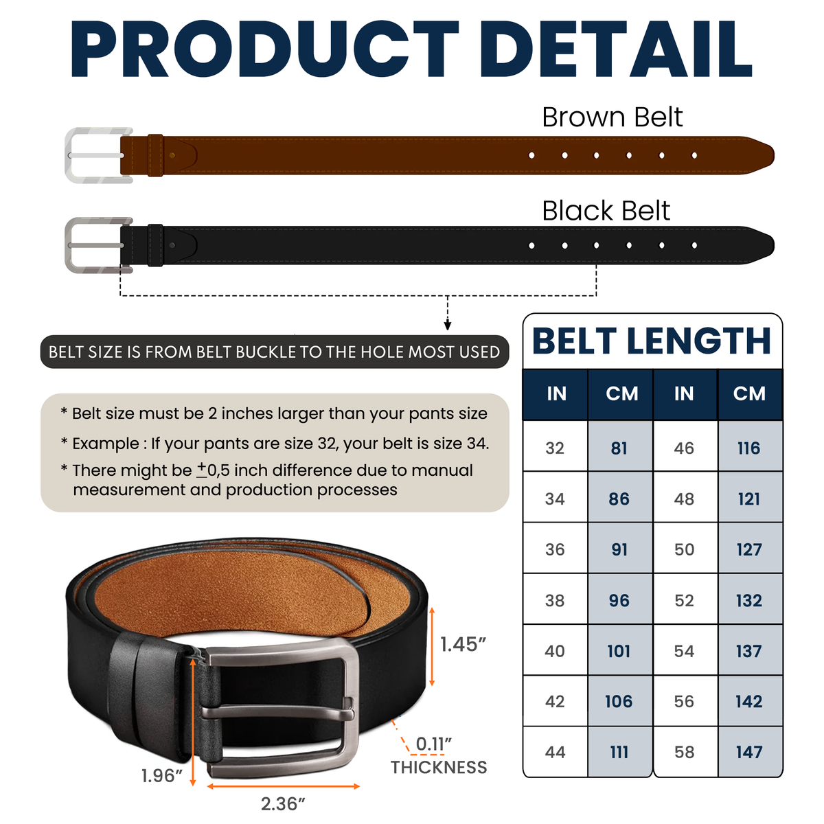 Custom Name Naughty Couple Funny Gift For Husband - Personalized Leather Belt