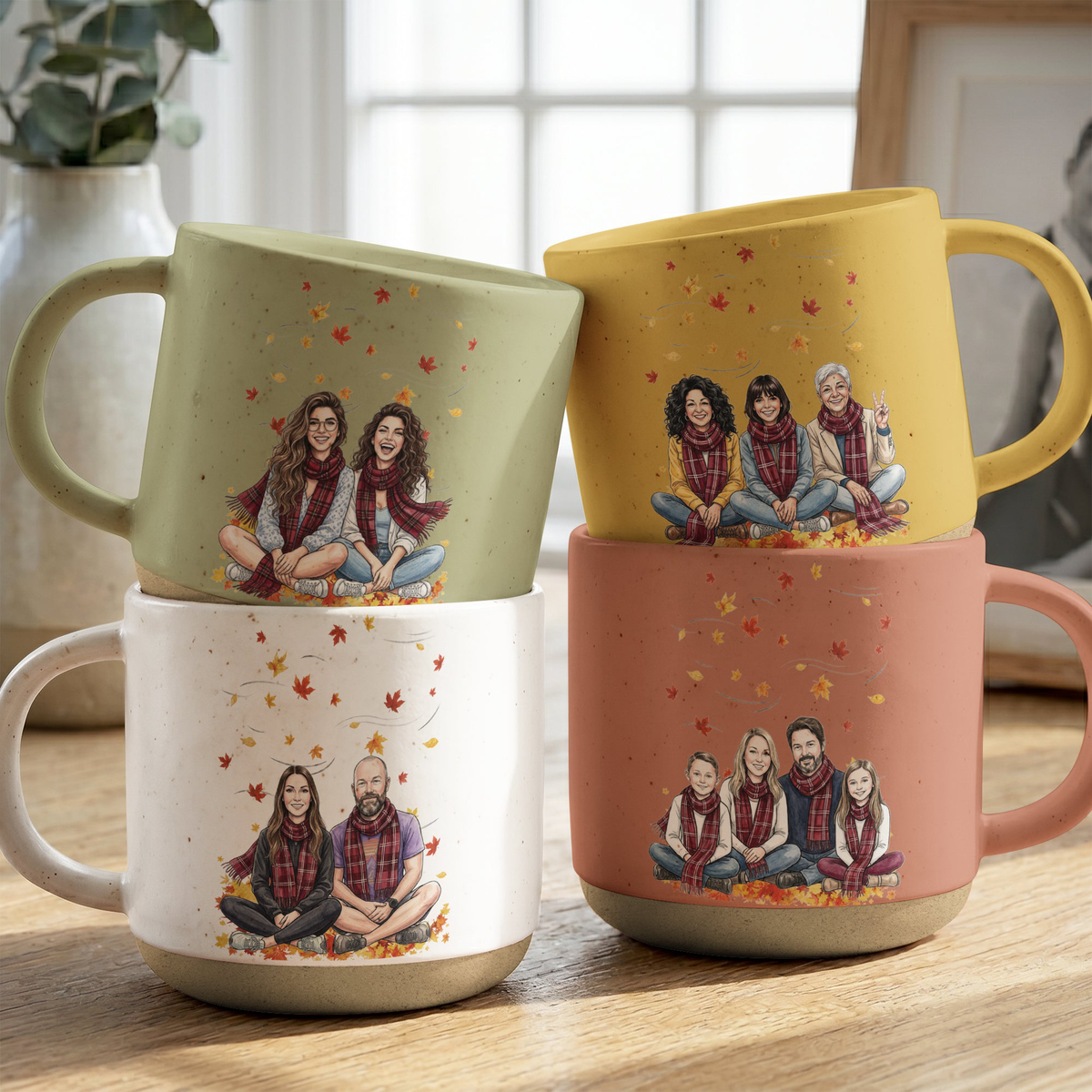 Custom Photo Gift For Friend Bestie Sister Family, Friendsgiving Ideas, Thanksgiving Gift, Gift For Friend, Christmas Gift, Friendship Mug - Personalized Mug