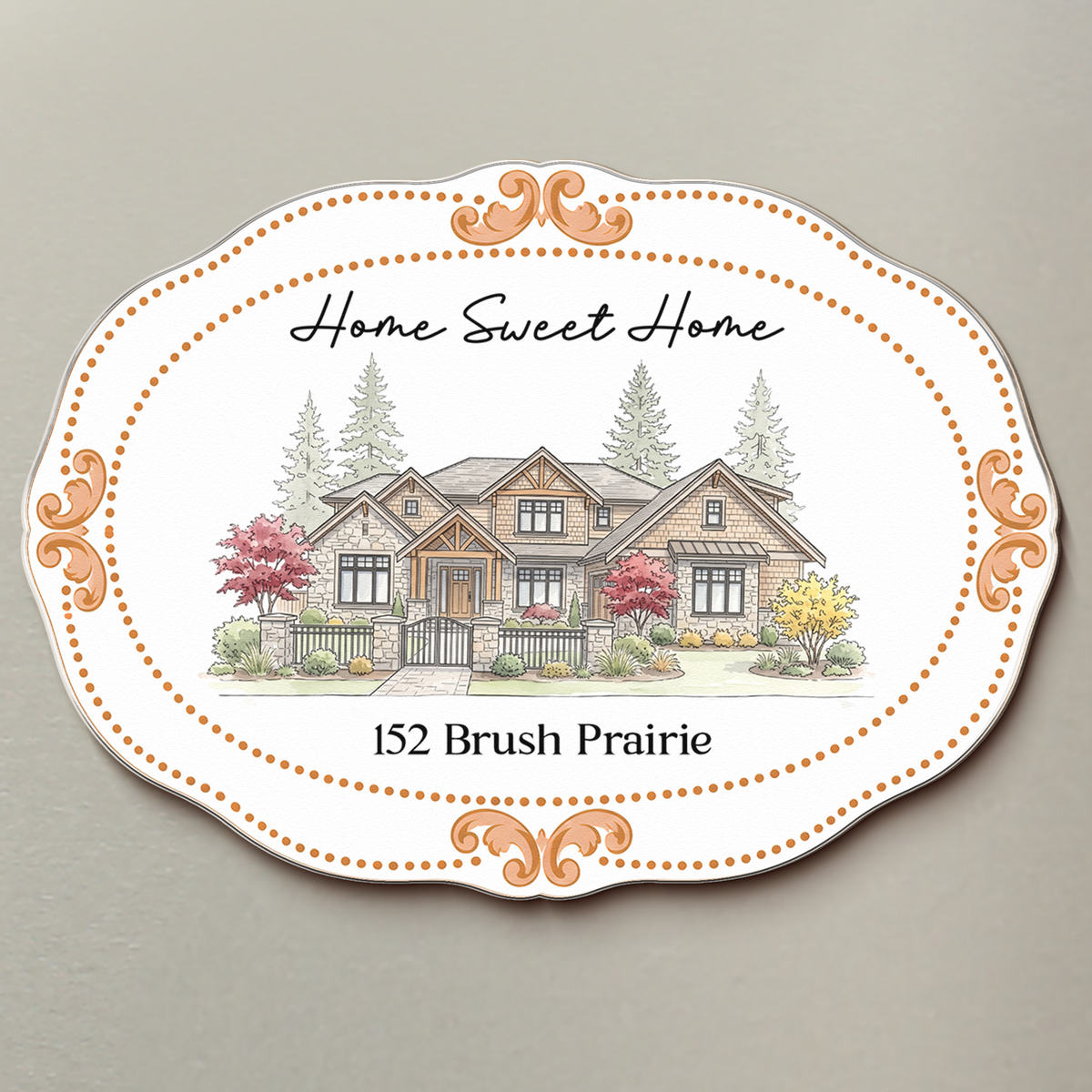 Custom Photo New House Gifts For Couple, Family - Personalized Magnet