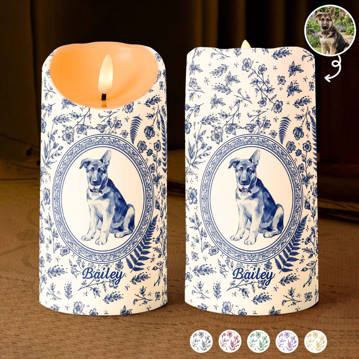 custom-photo-watercolor-dog-cat-pet-portrait-toile-remembrance-personalized-candles-1