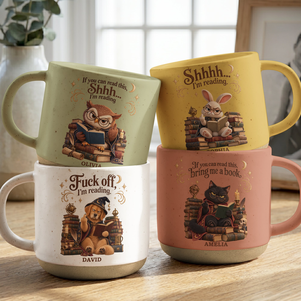 Fck Off, I’m Reading - Funny Gift For Book Lovers - Personalized Mug