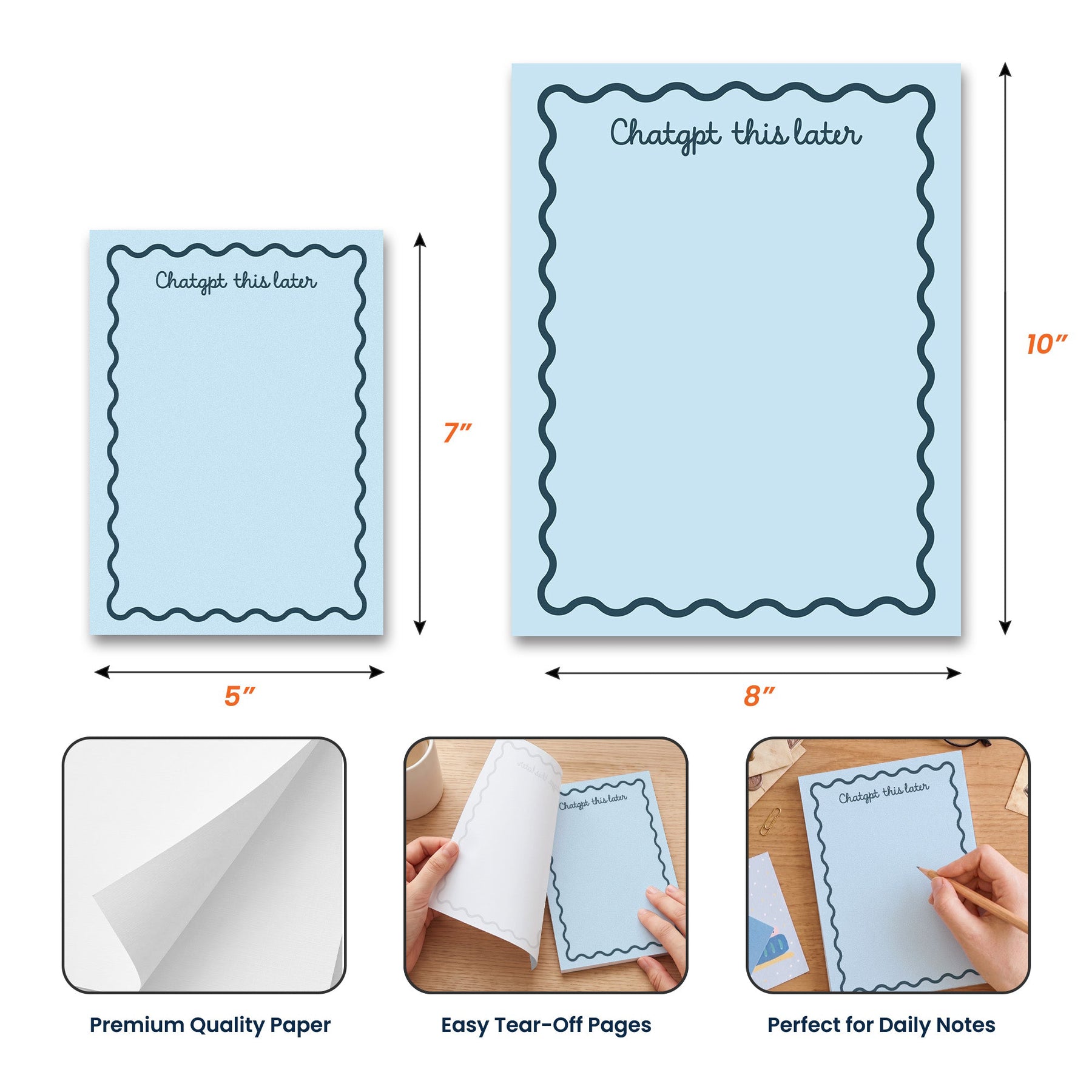Funny Sticky Notes, Office Humor Reminder Notes, Bulk Gift For Coworker - Personalized Notepad