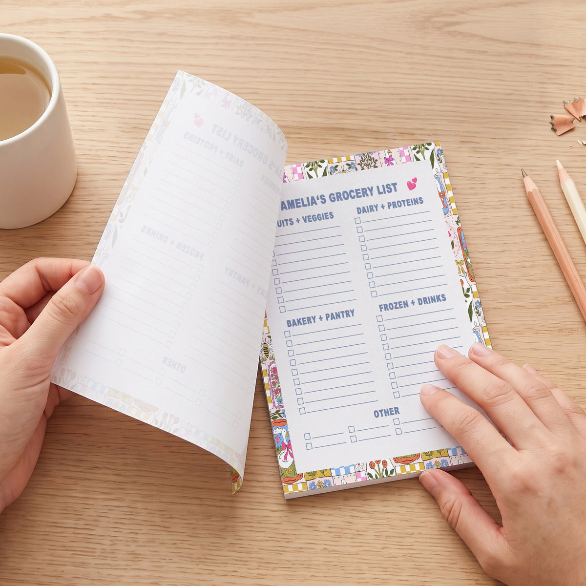 Grocery List Gift For Her Wife Mom Daughter - Personalized Notepad