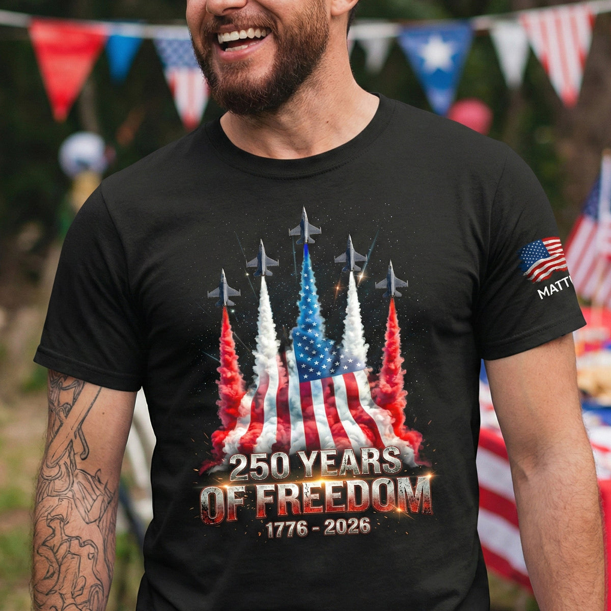 250 Years Of Freedom - Personalized Shirt