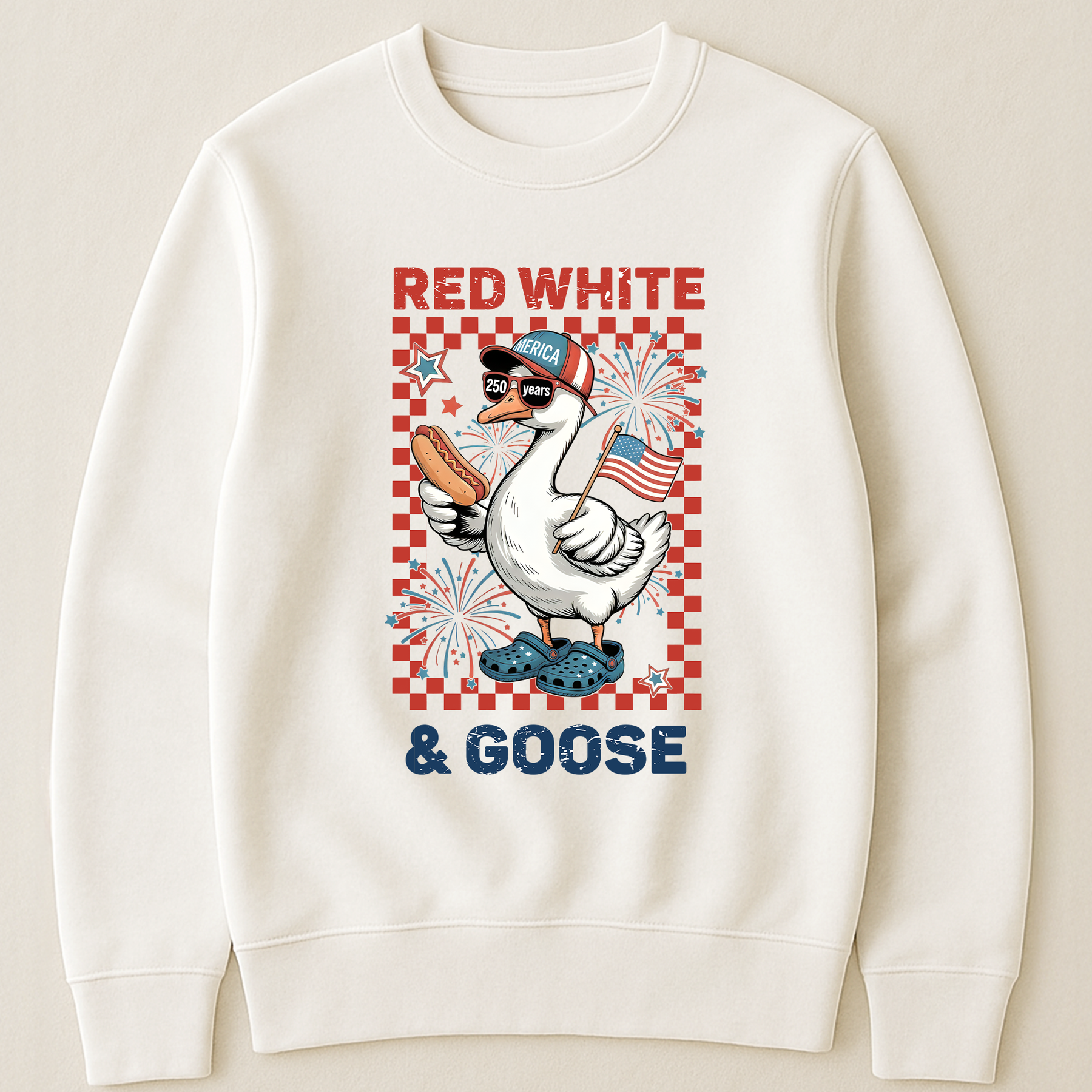 250 Years Red White And Goose - Shirt