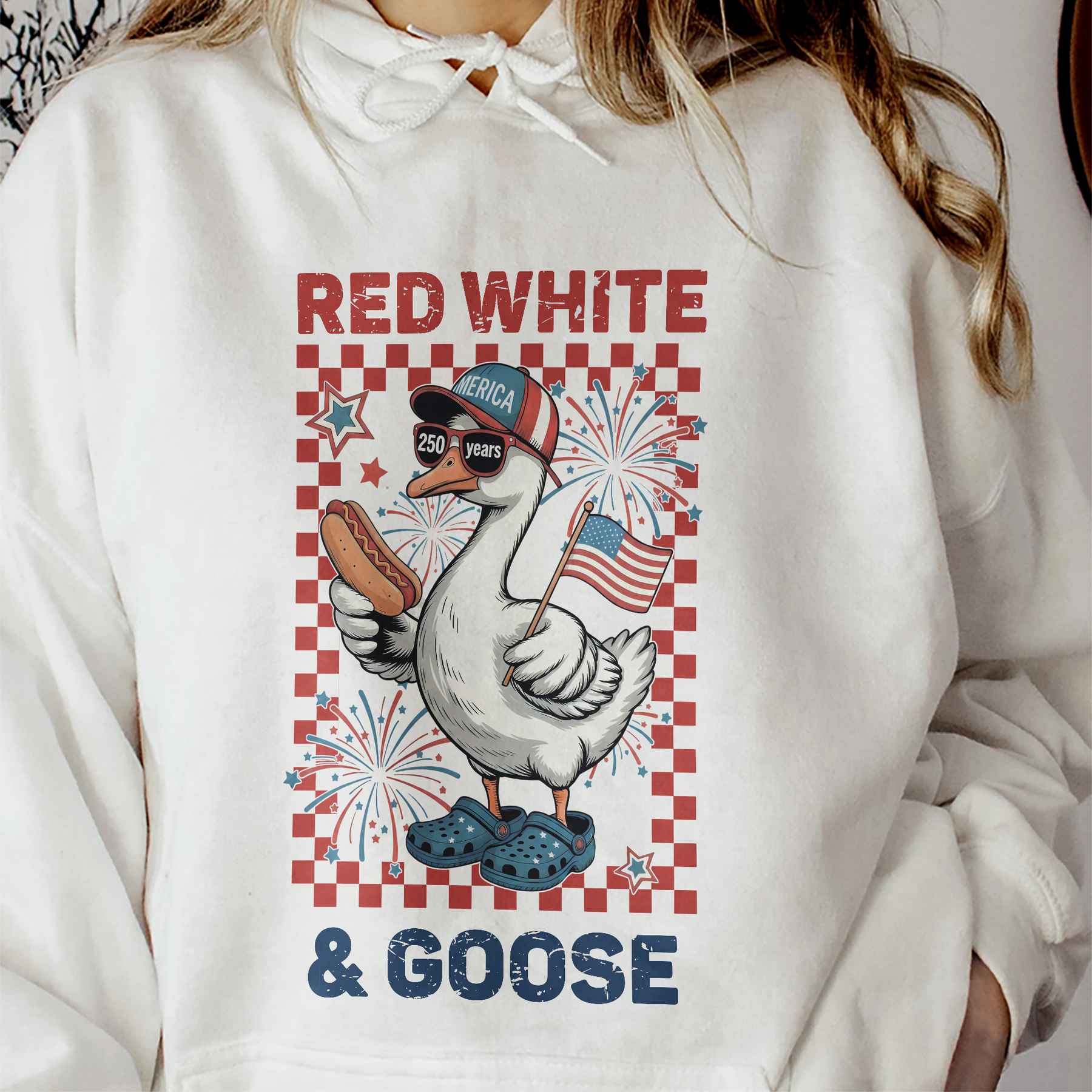 250 Years Red White And Goose - Shirt