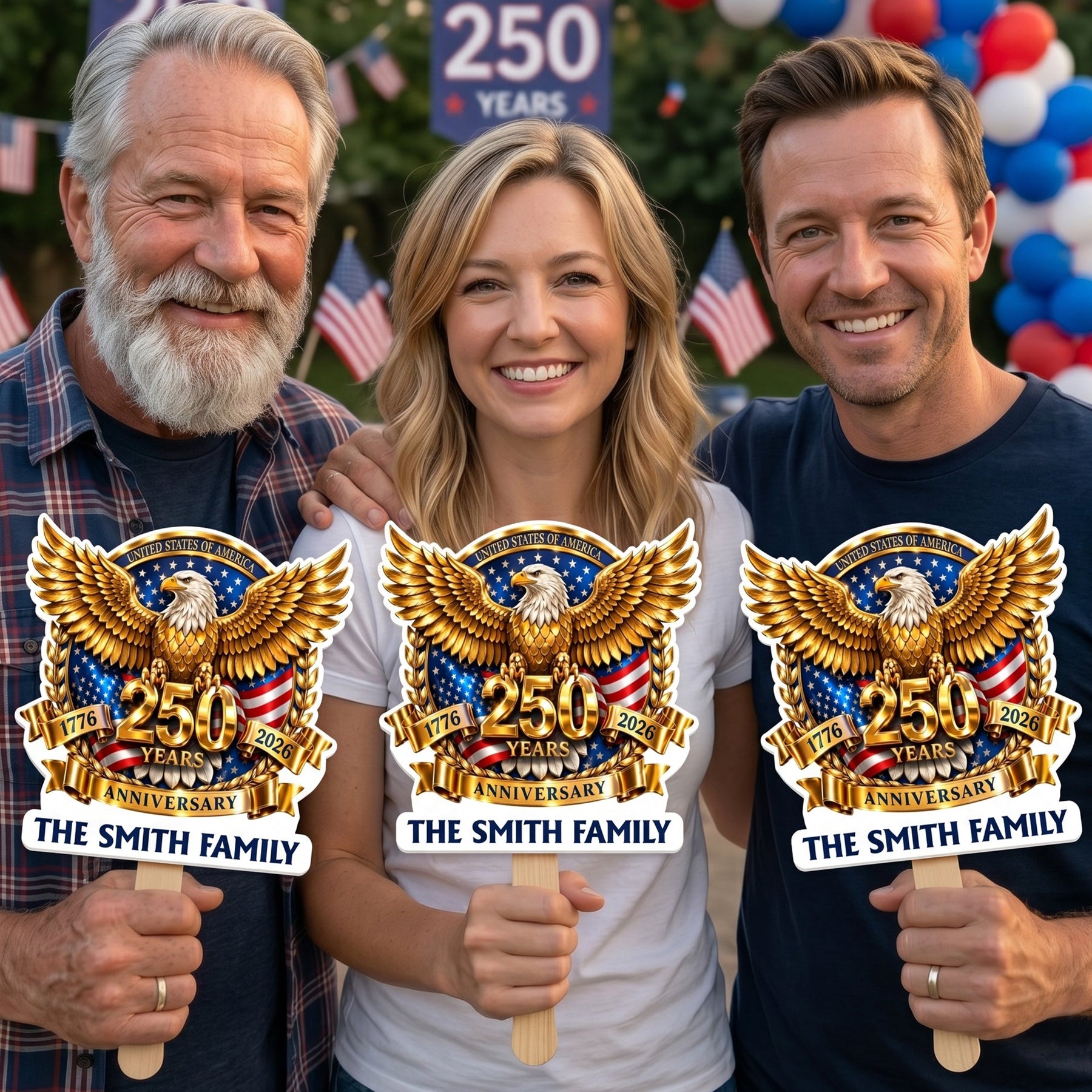 250Th Anniversary - Personalized Fan