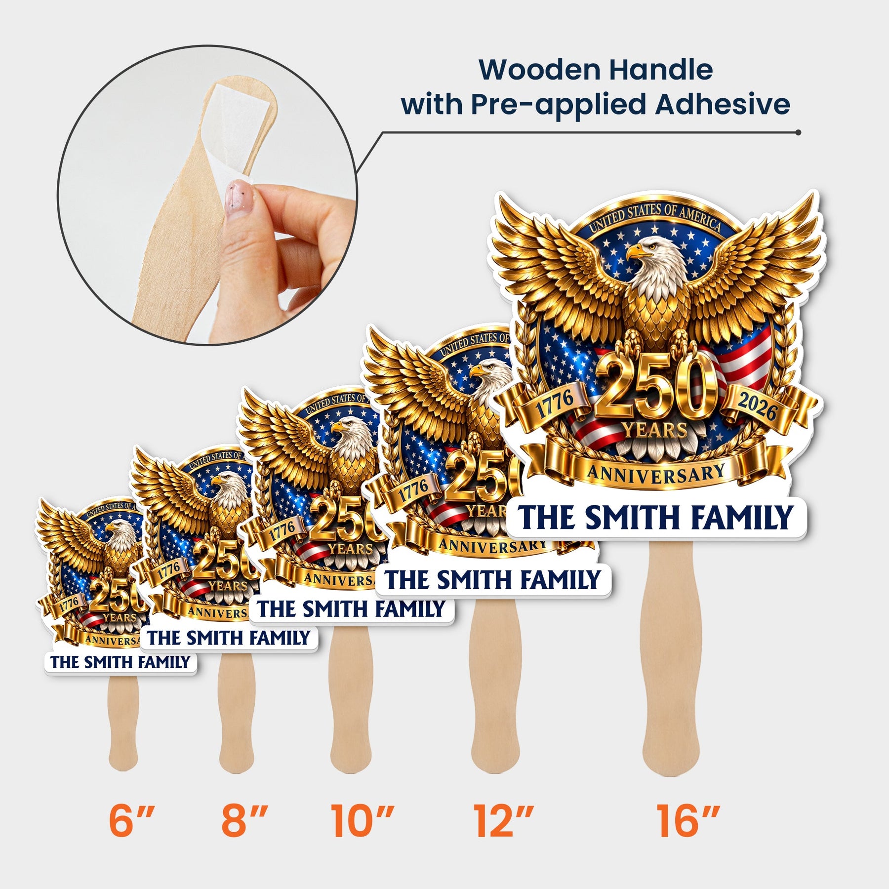 250Th Anniversary - Personalized Fan