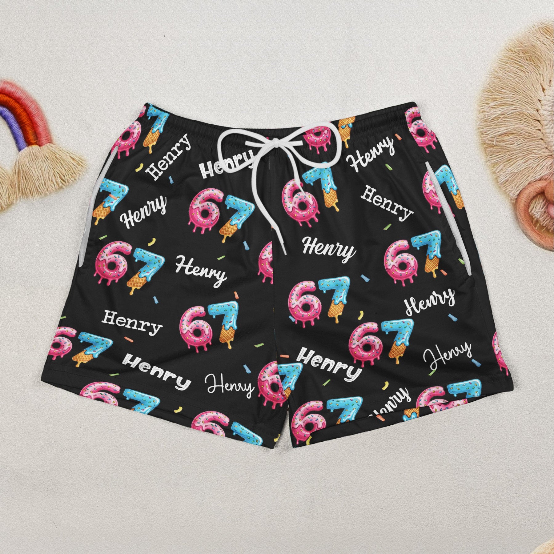 67 Ice Cream Pattern - Personalized Kids Clothing Set