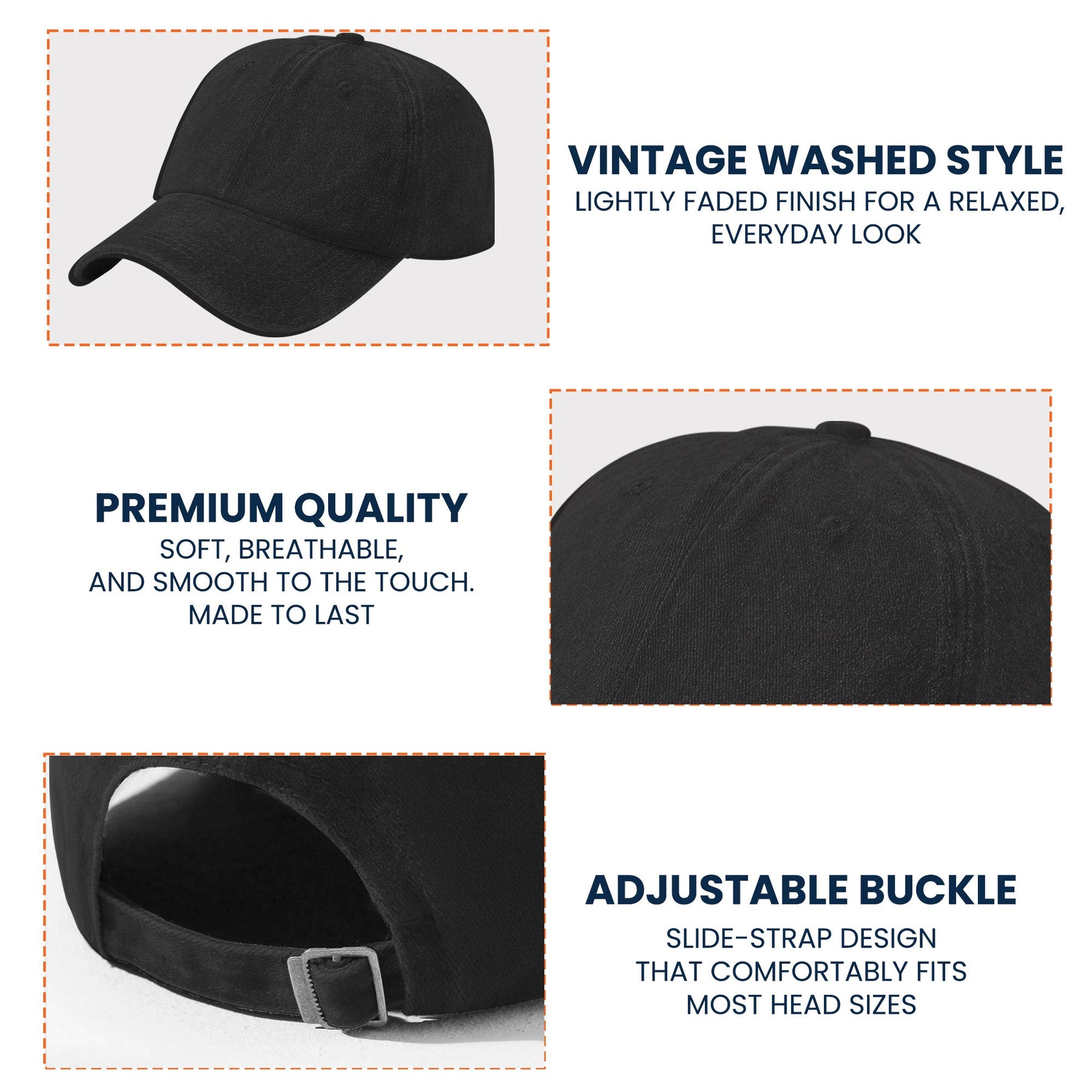 A Man And His Dog - Personalized Distressed Denim Cap