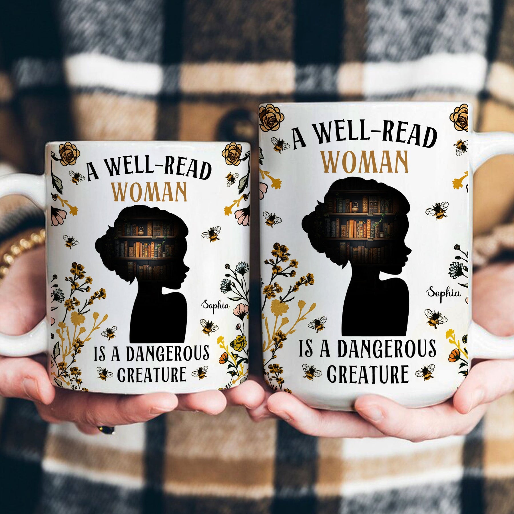 A Well - Read Woman Is A Dangerous Creature - Personalized Mug