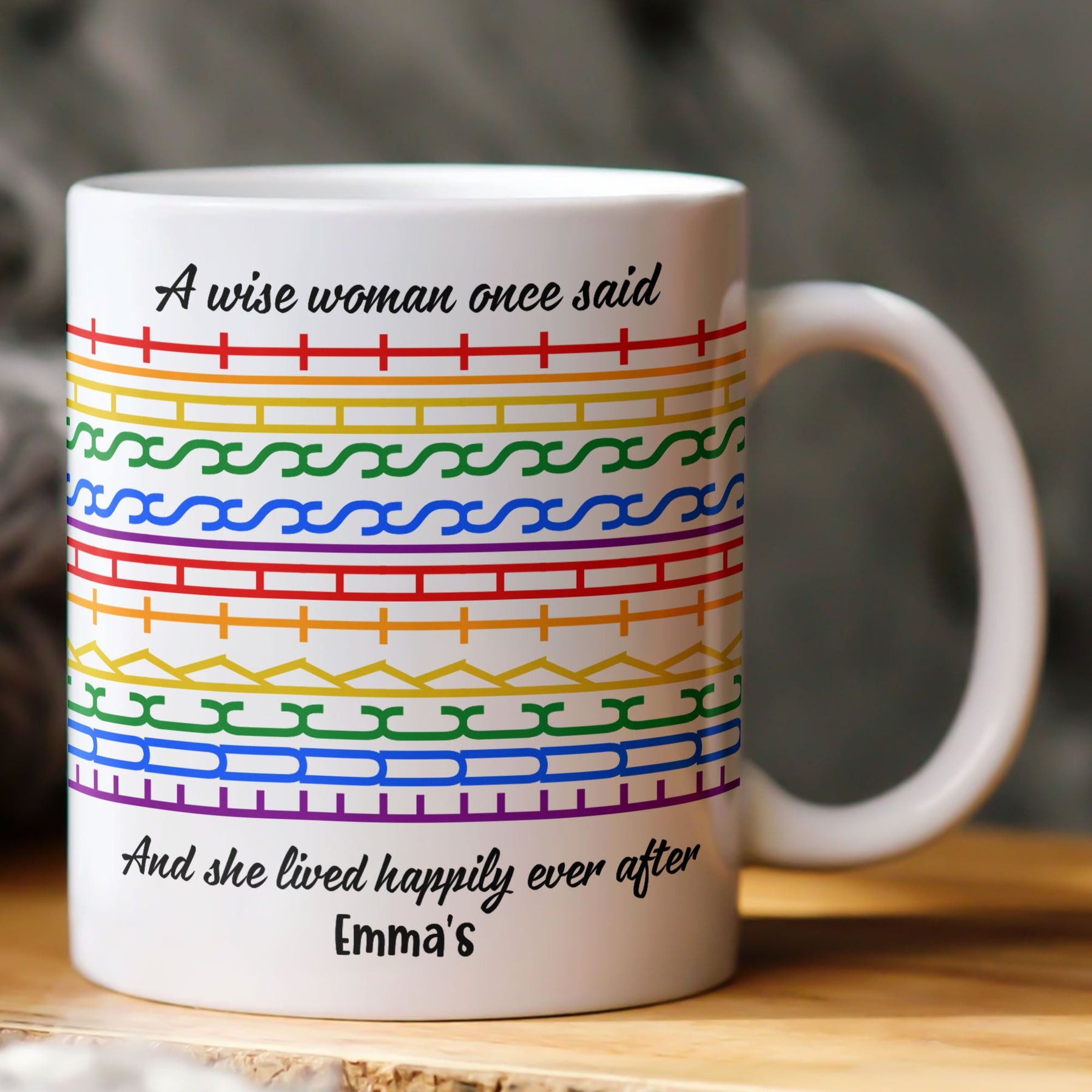 A Wise Woman Once Said - Personalized Mug
