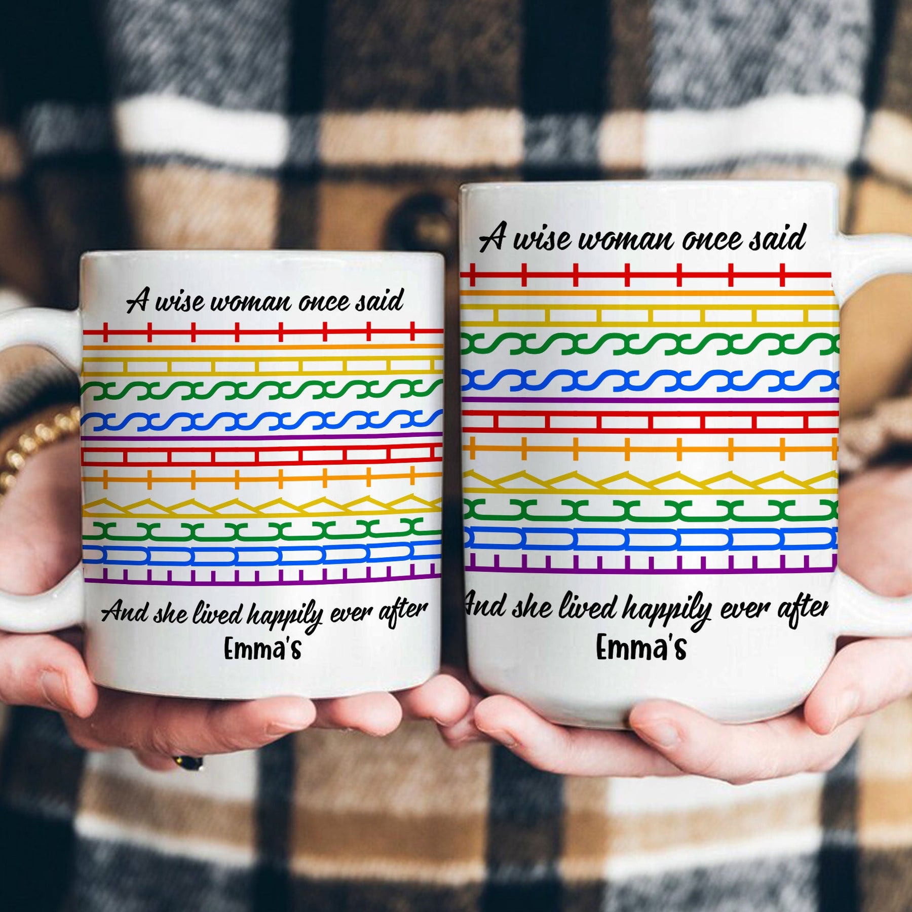 A Wise Woman Once Said - Personalized Mug