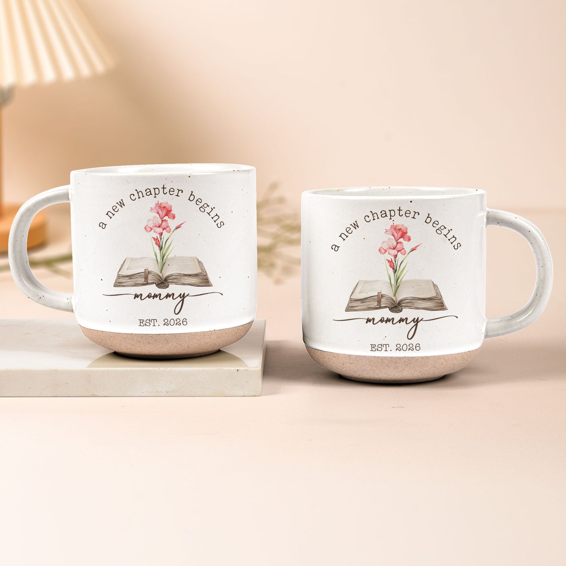 A New Chapter Begins Mommy To Be Gift - Personalized Mugs