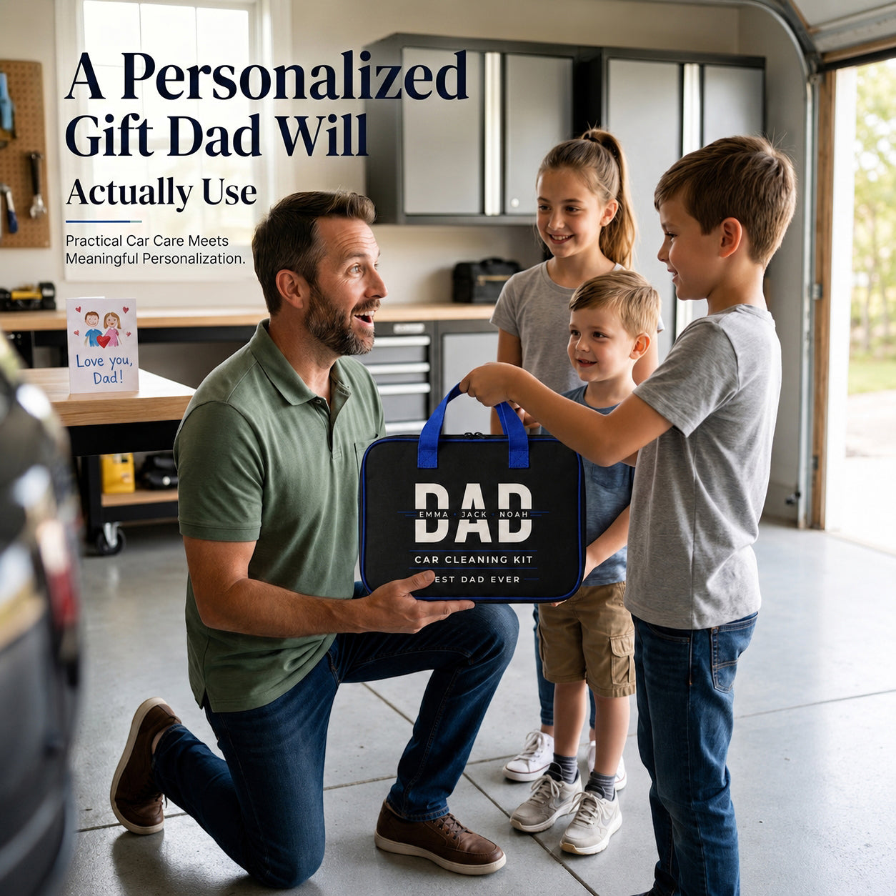 27 Pcs Car Cleaning Kit – The Perfect Gift For Dad Or Husband - Personalized Car Cleaning Kit