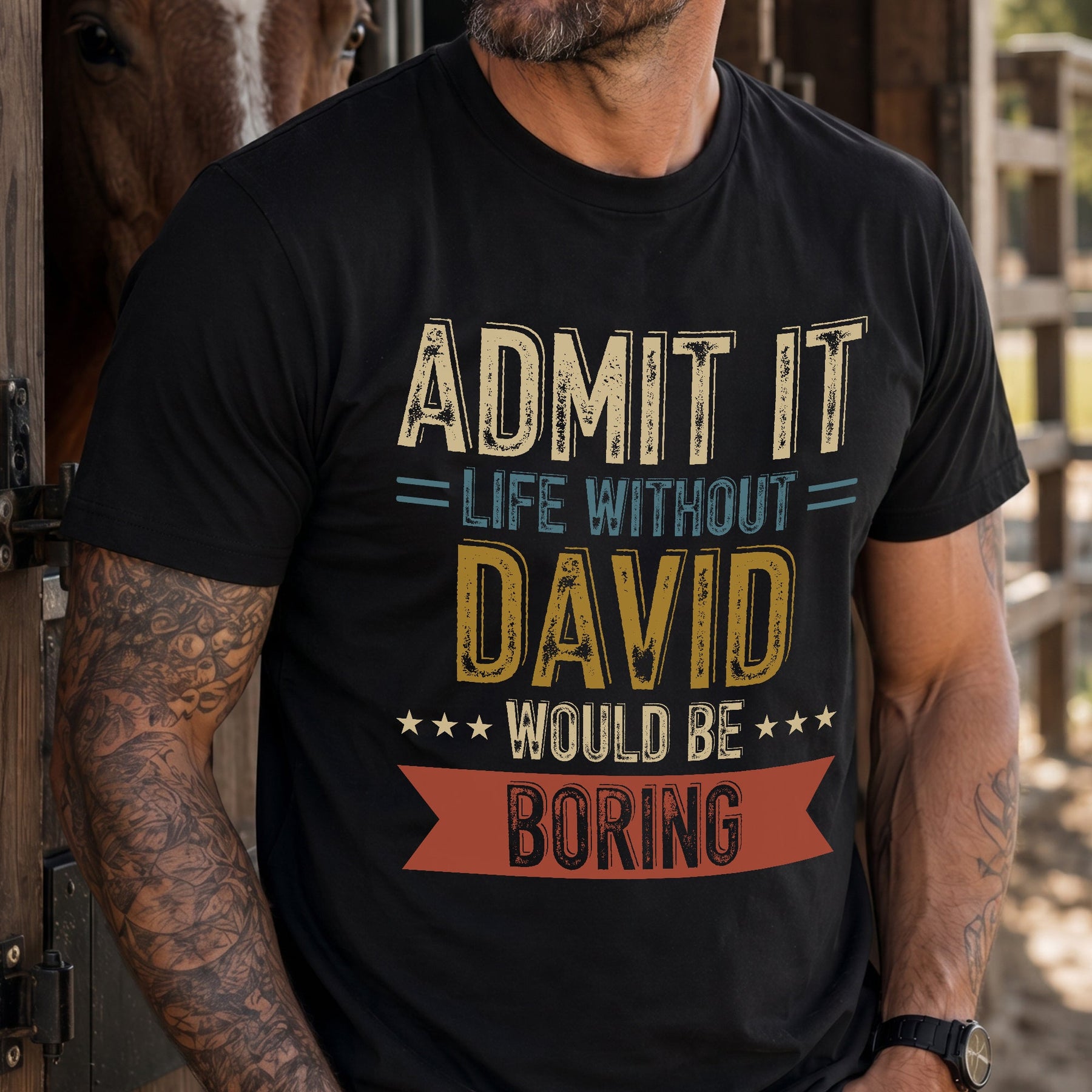Admit Life Would Be Boring Without Me - Personalized Shirt