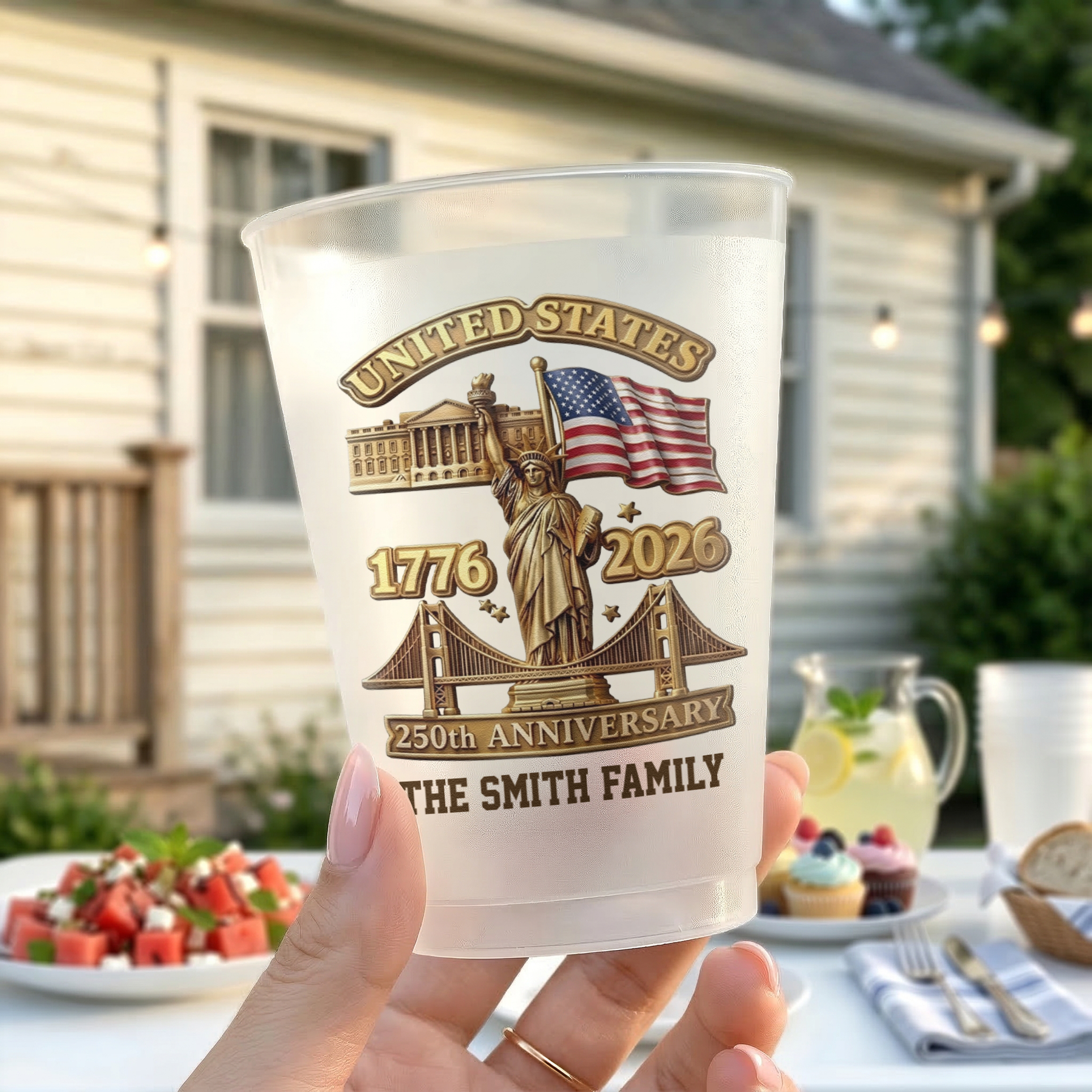 America 250th Anniversary - Personalized Cups