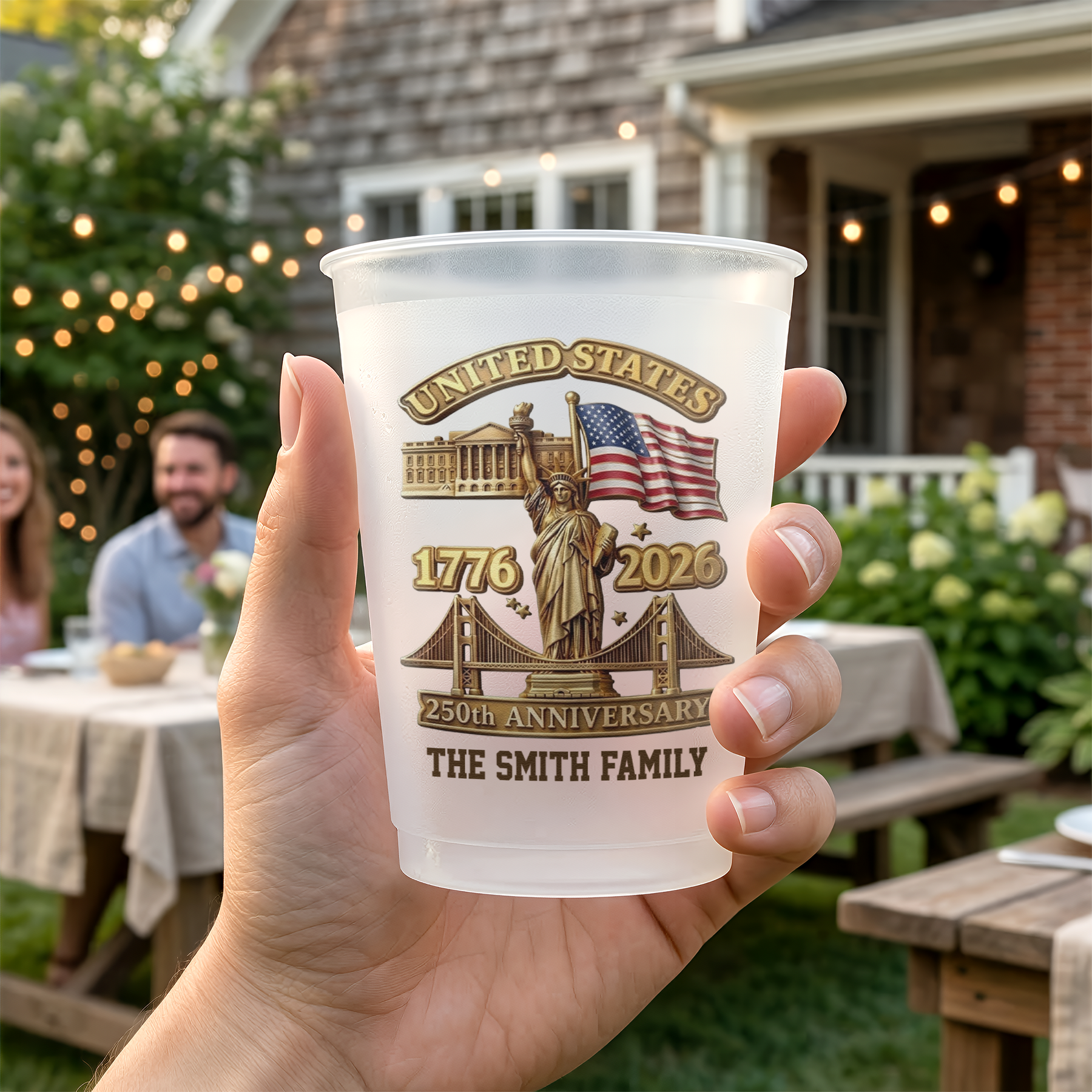 America 250th Anniversary - Personalized Cups