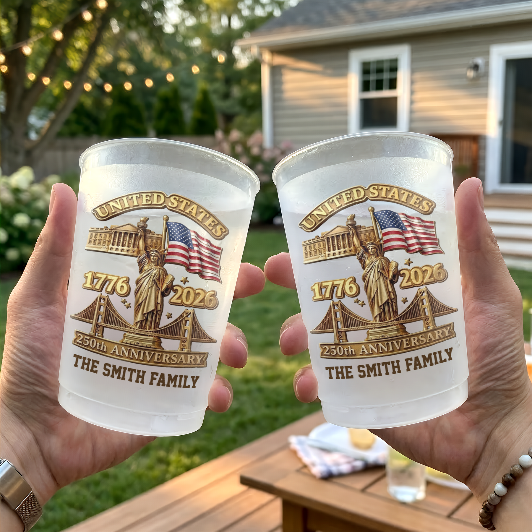 America 250th Anniversary - Personalized Cups