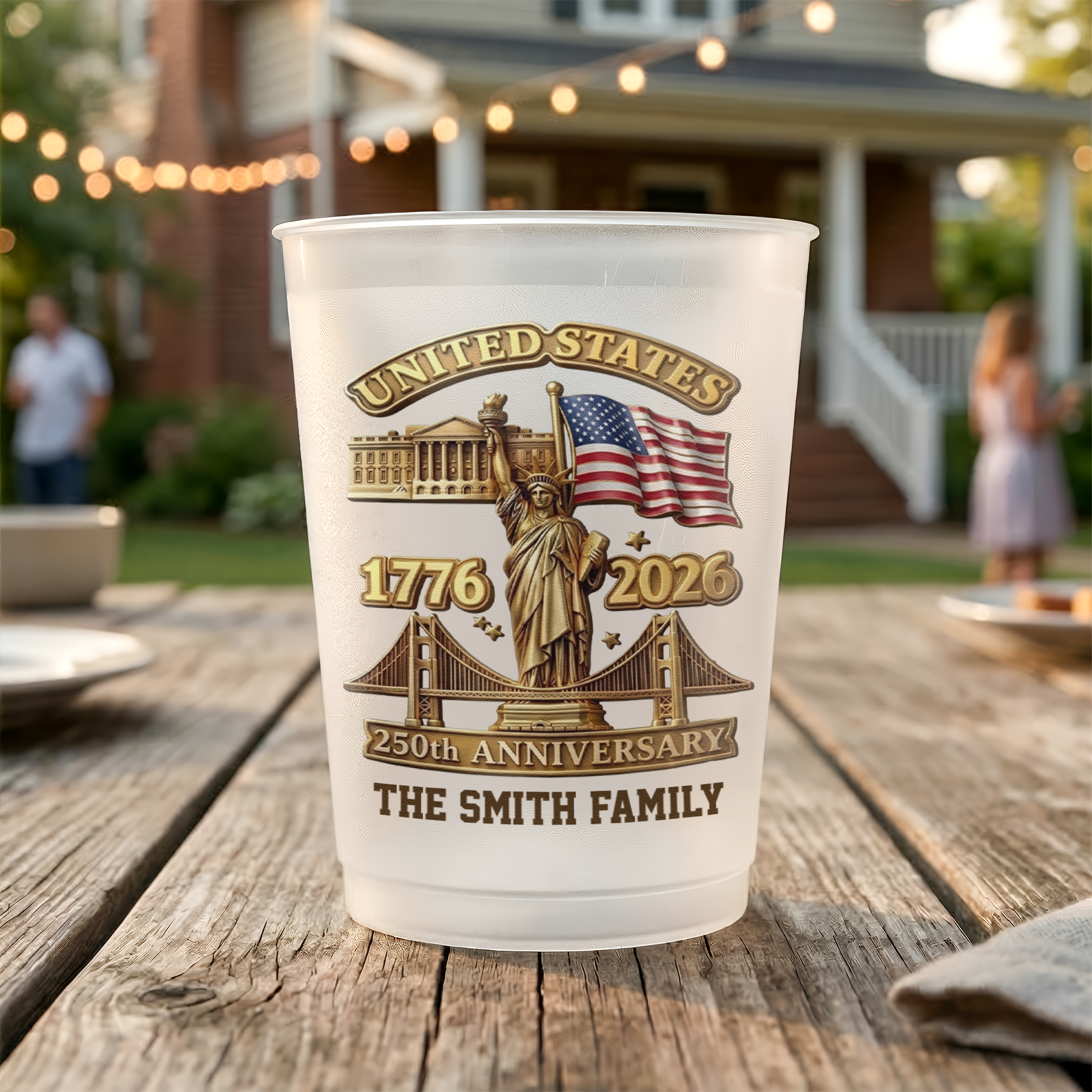 America 250th Anniversary - Personalized Cups