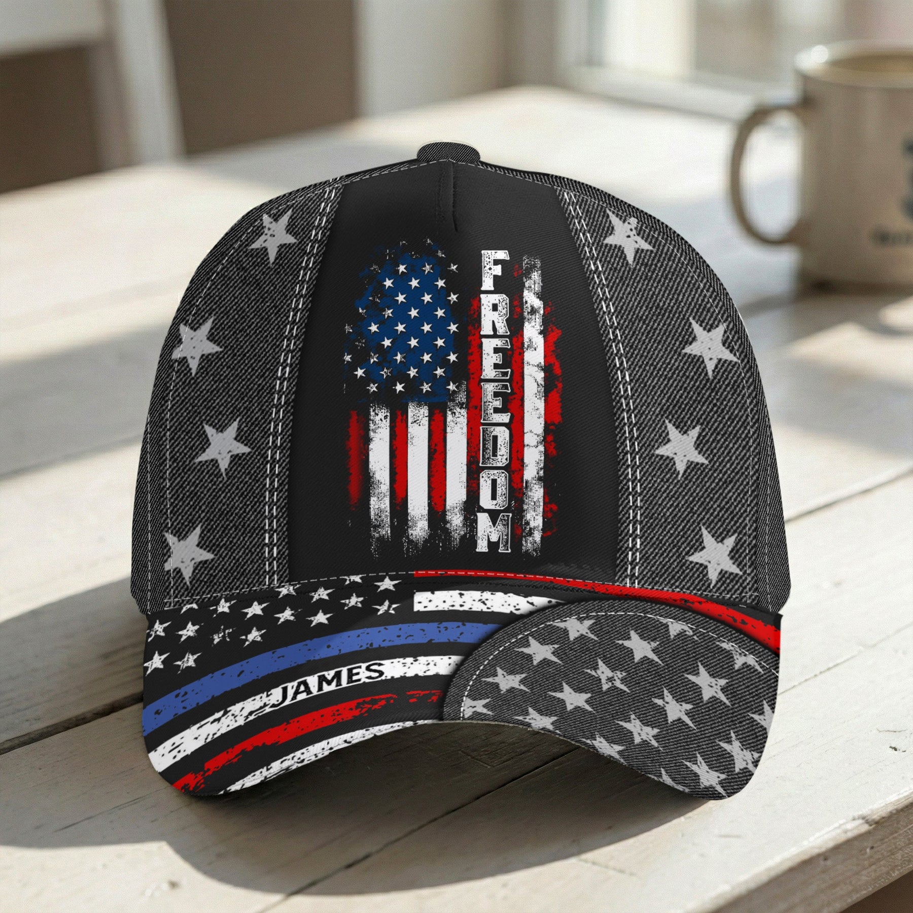 American Freedom 250th Anniversary Jet Fighter - Personalized Cap