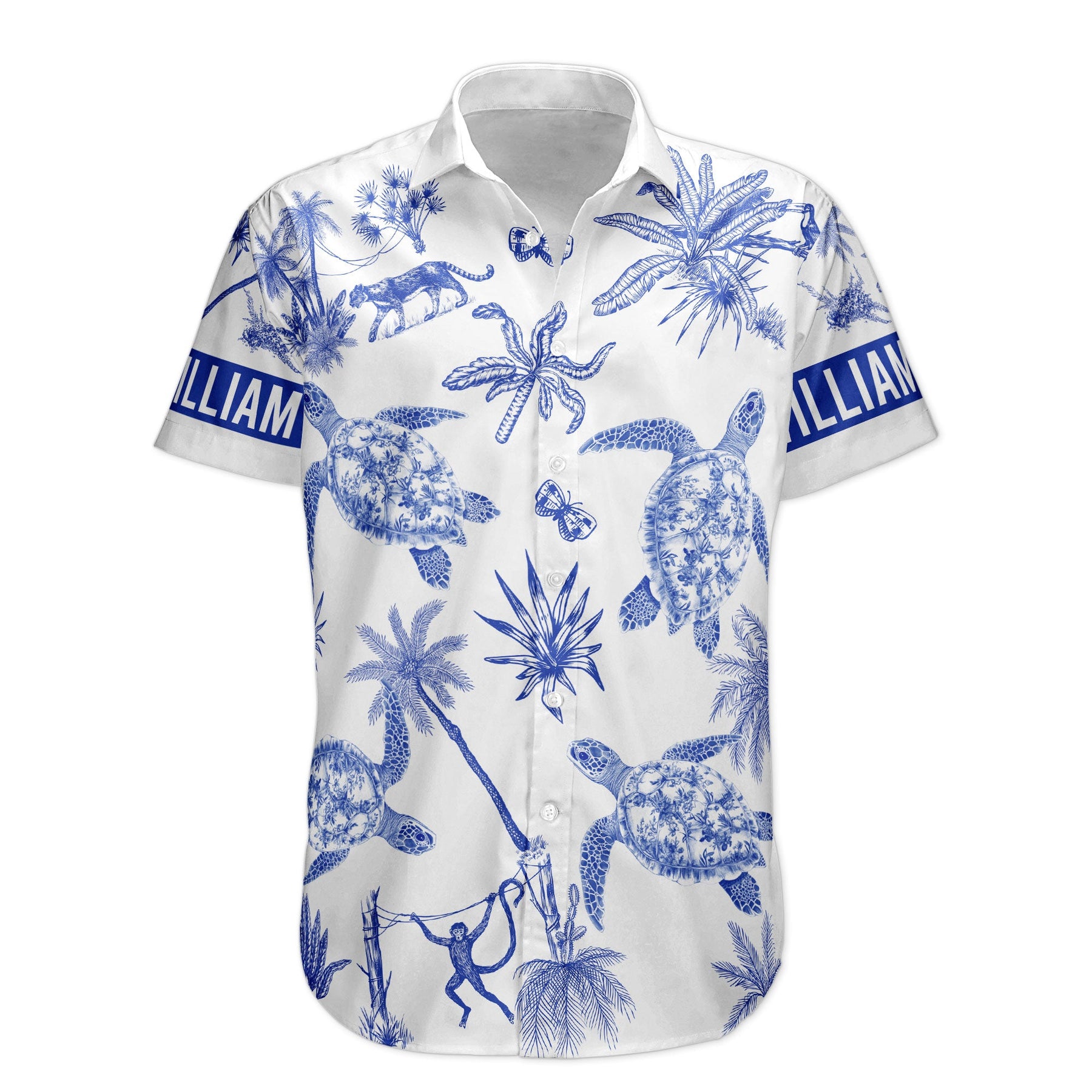 Animals Chinoiserie Toile De Jouy - Personalized Hawaiian Shirt