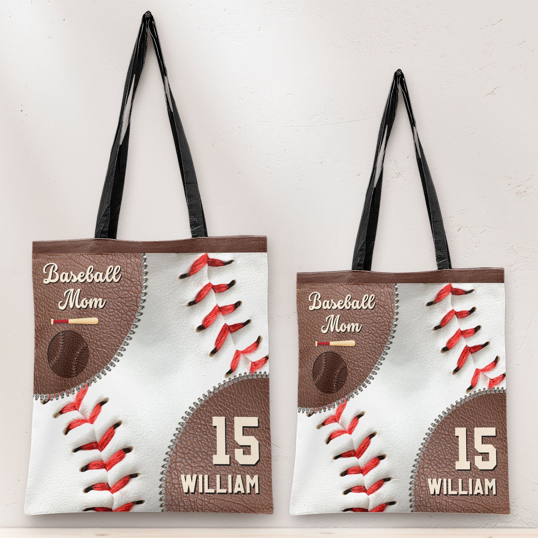 Baseball Mom - Personalized Tote Bag