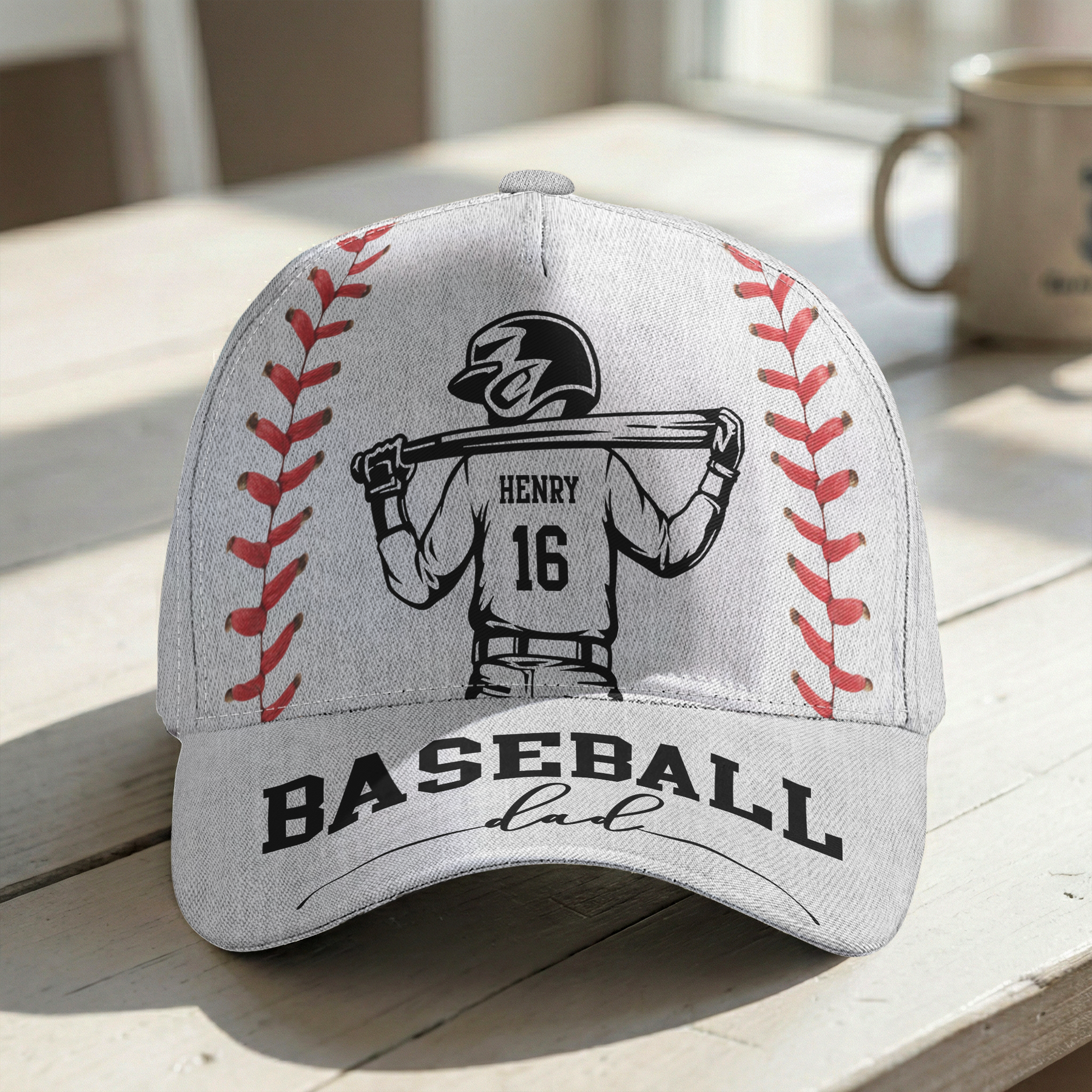 Baseball Mom, Dad - Personalized Cap