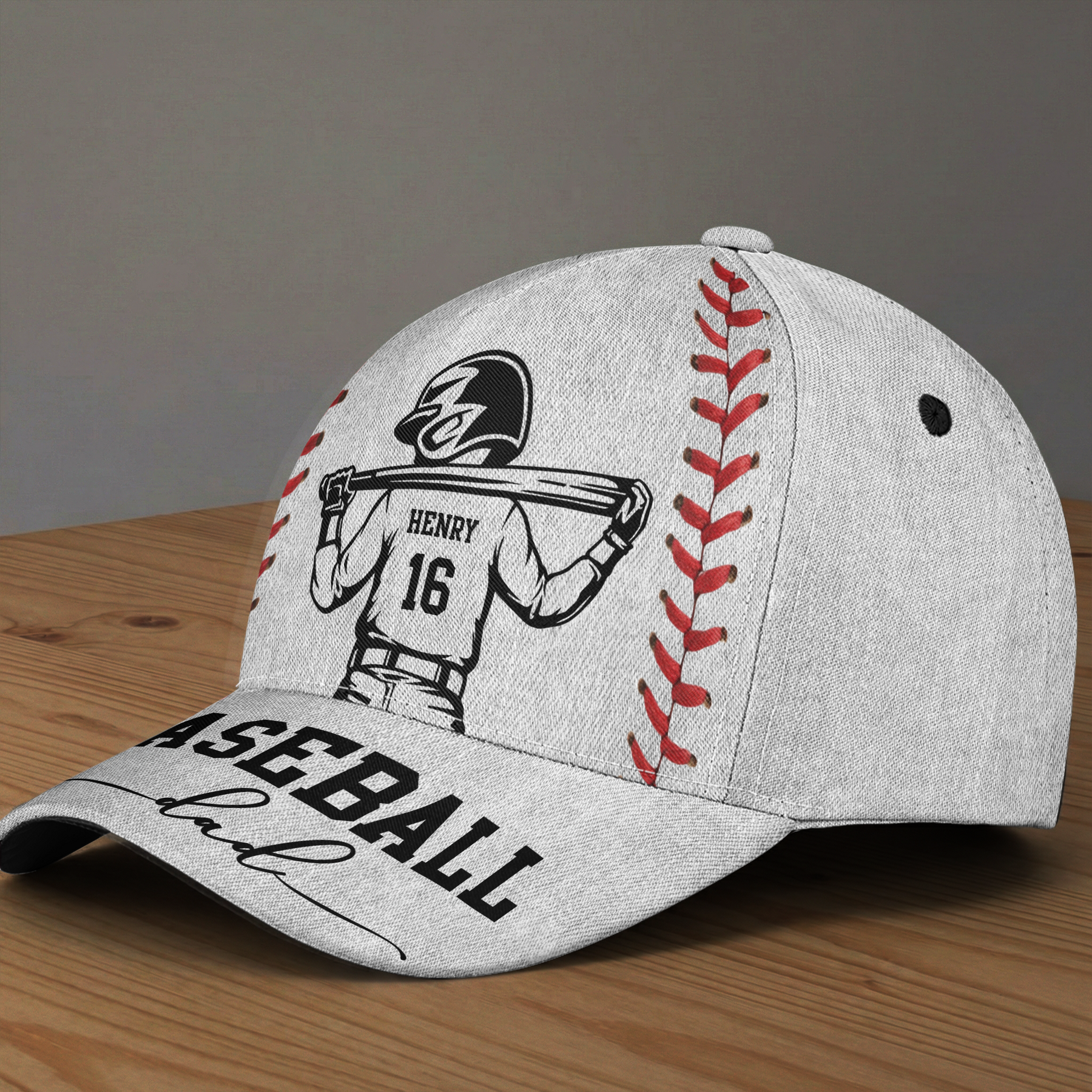 Baseball Mom, Dad - Personalized Cap