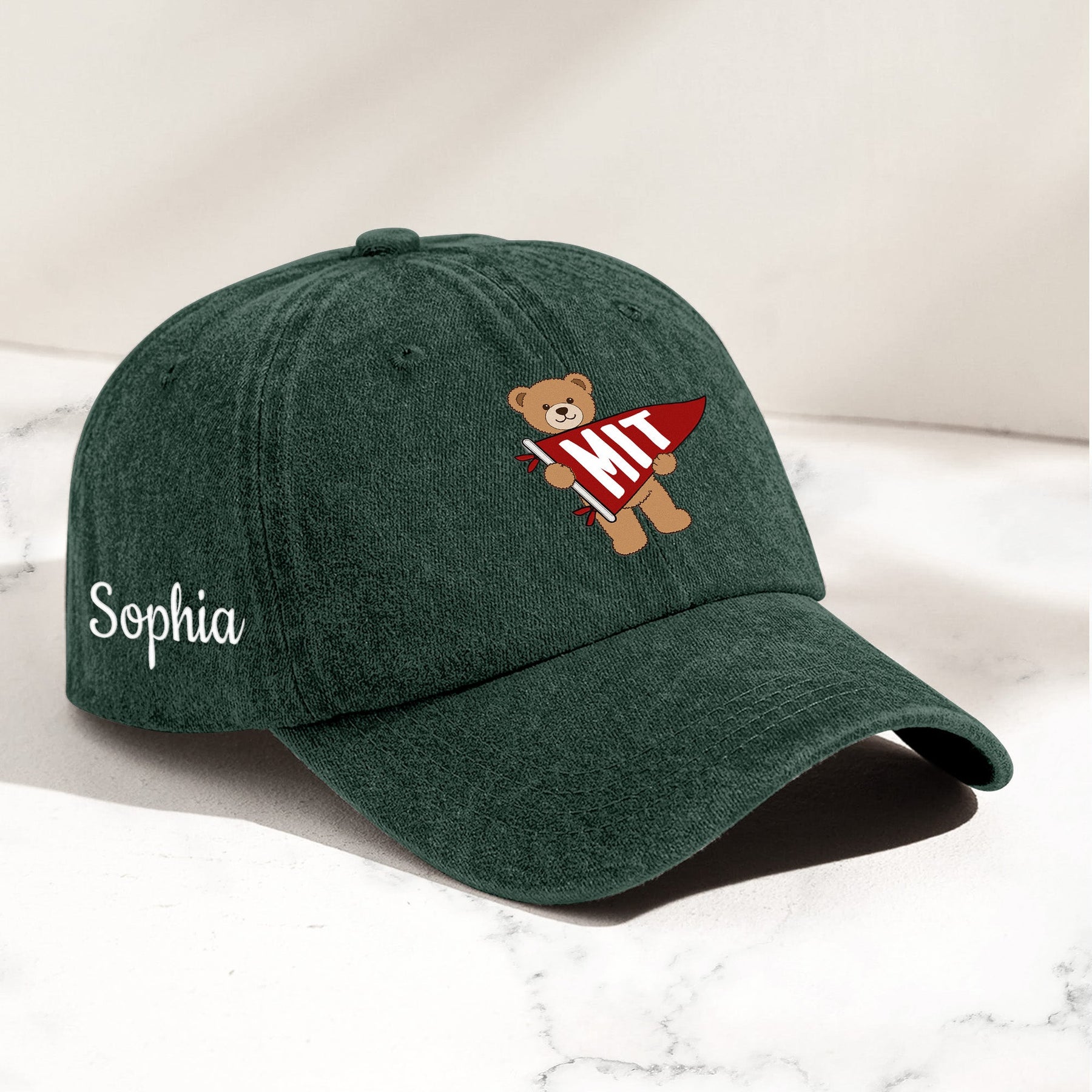 Bear School Spirit - Personalized Cap