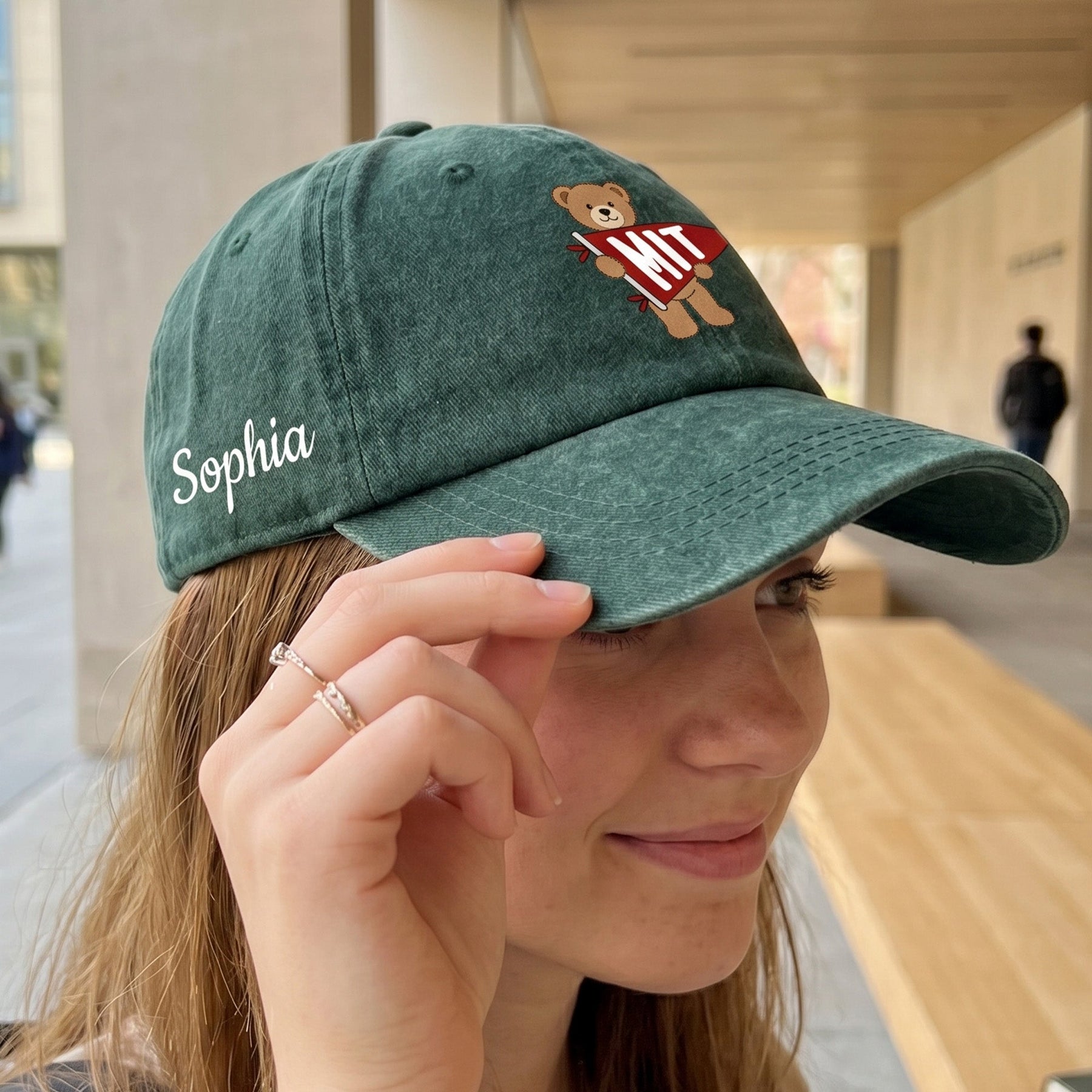 Bear School Spirit - Personalized Cap